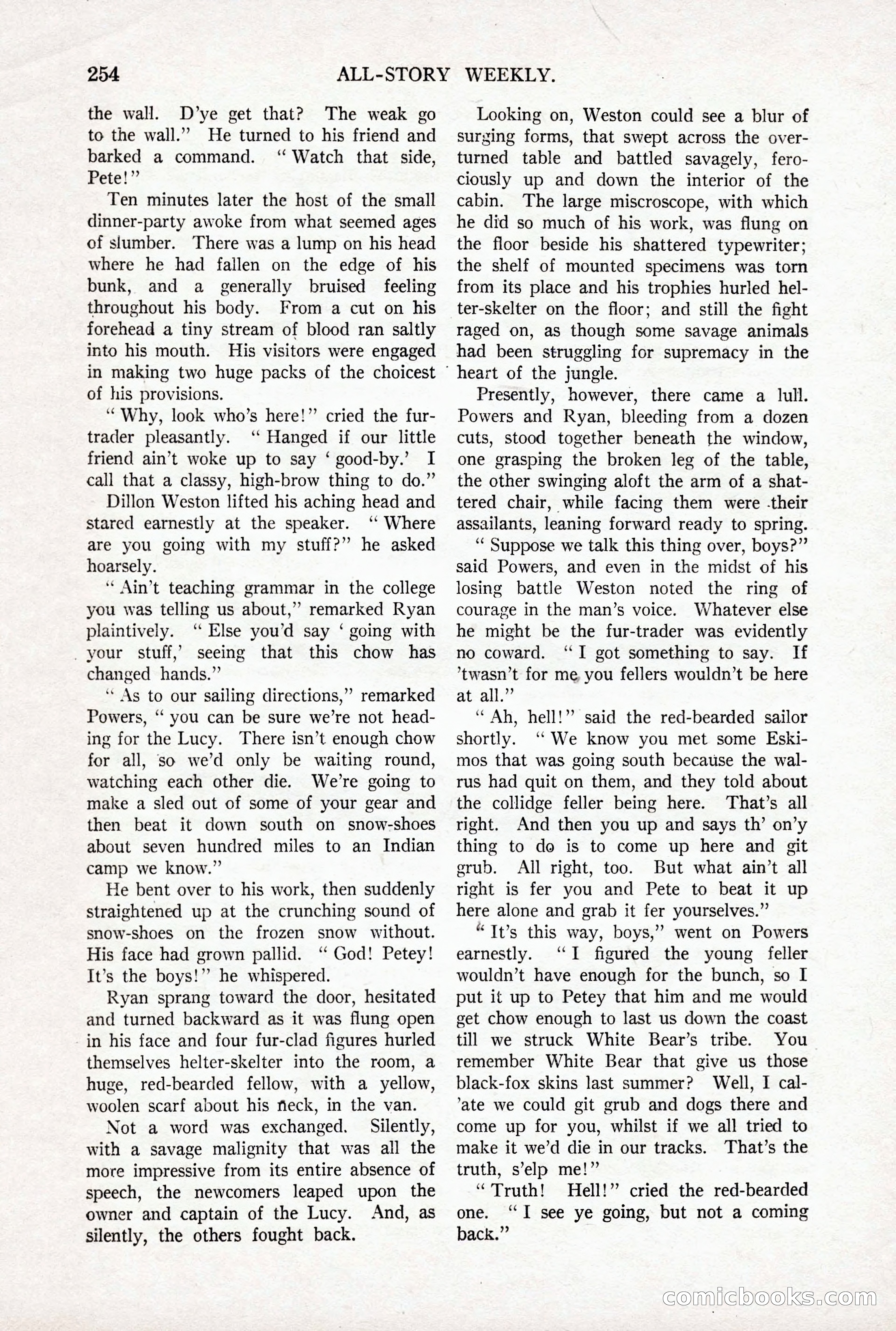 All-Story Weekly, October 4, 1919 — page 92 of 208