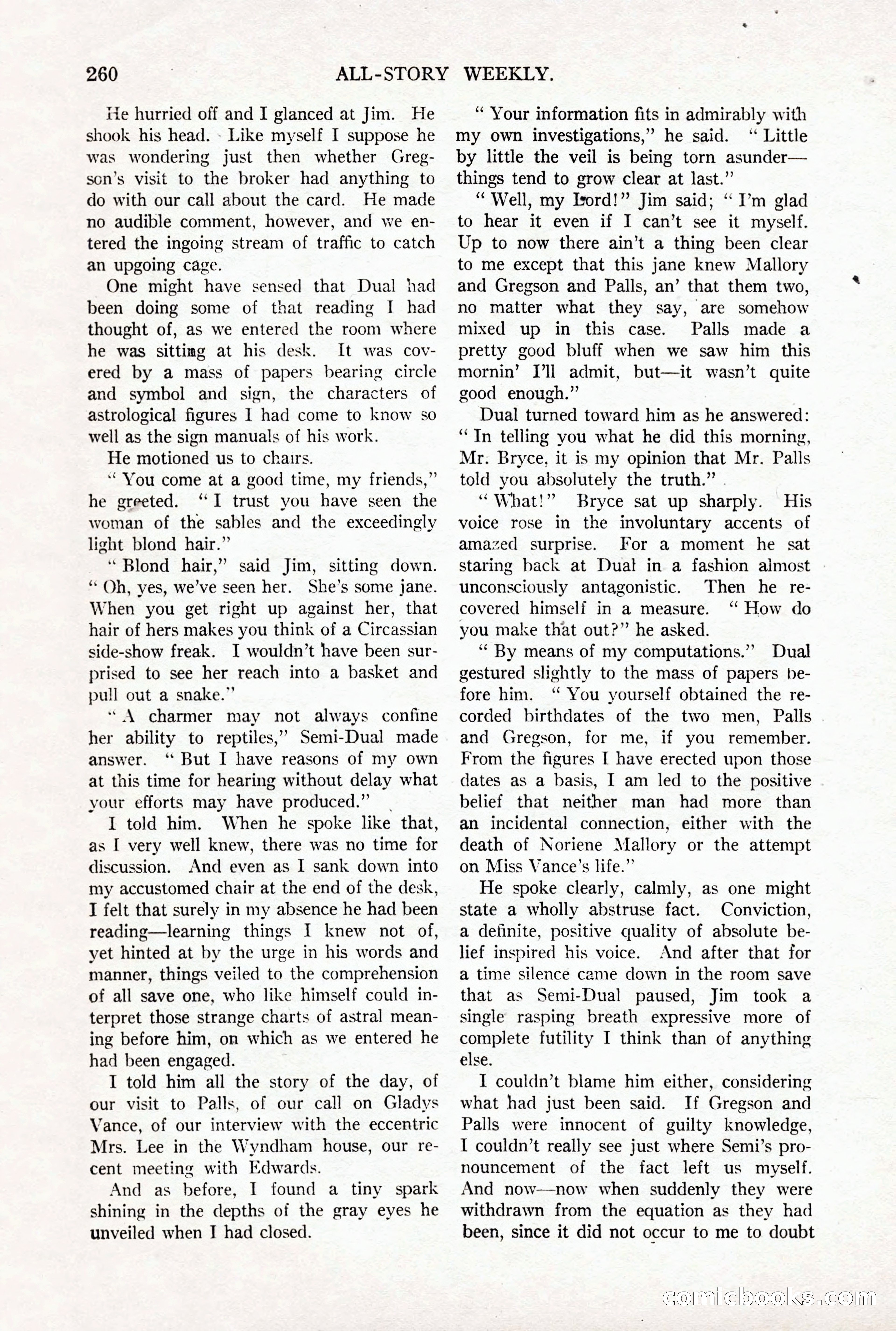All-Story Weekly, October 4, 1919 — page 98 of 208