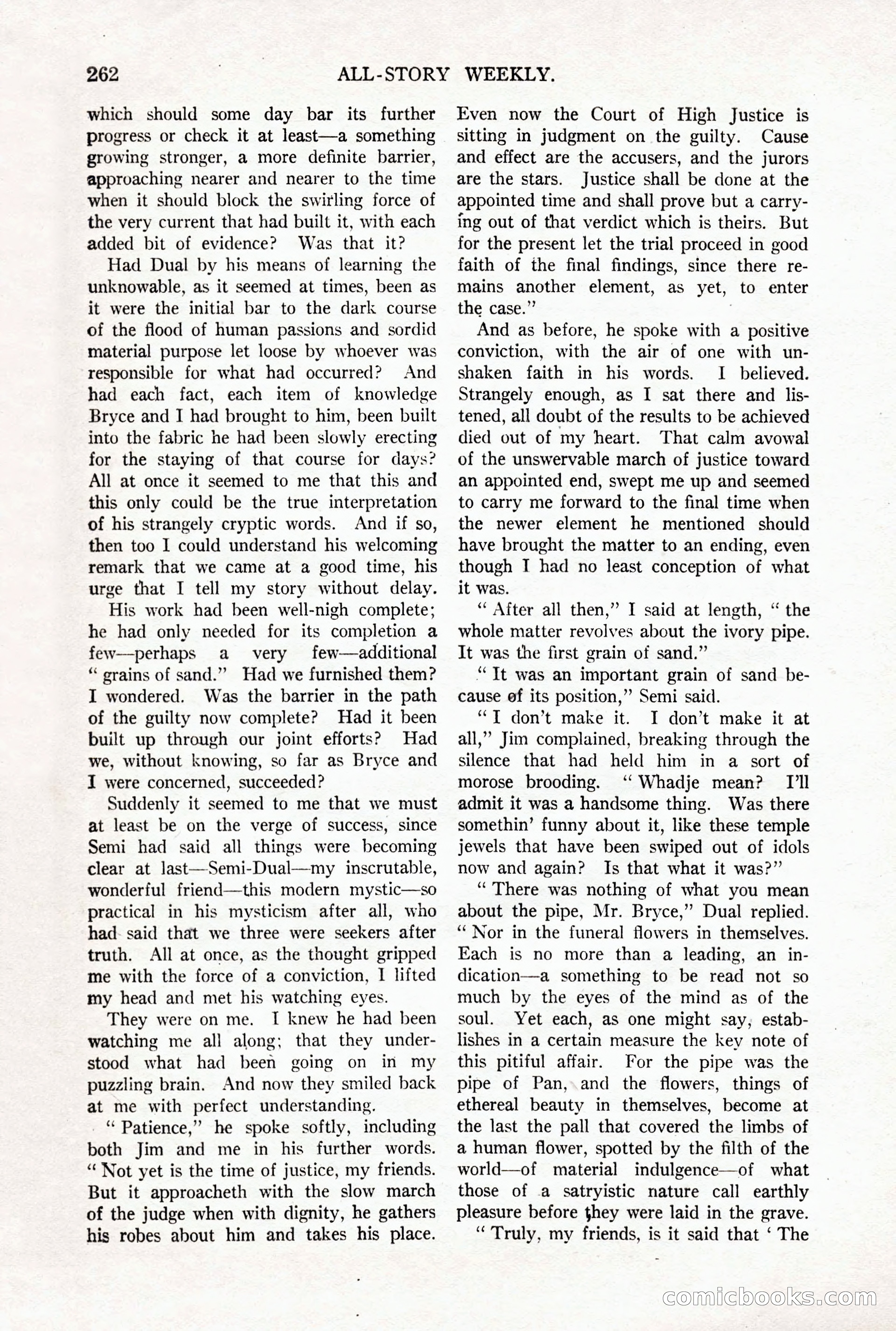 All-Story Weekly, October 4, 1919 — page 100 of 208