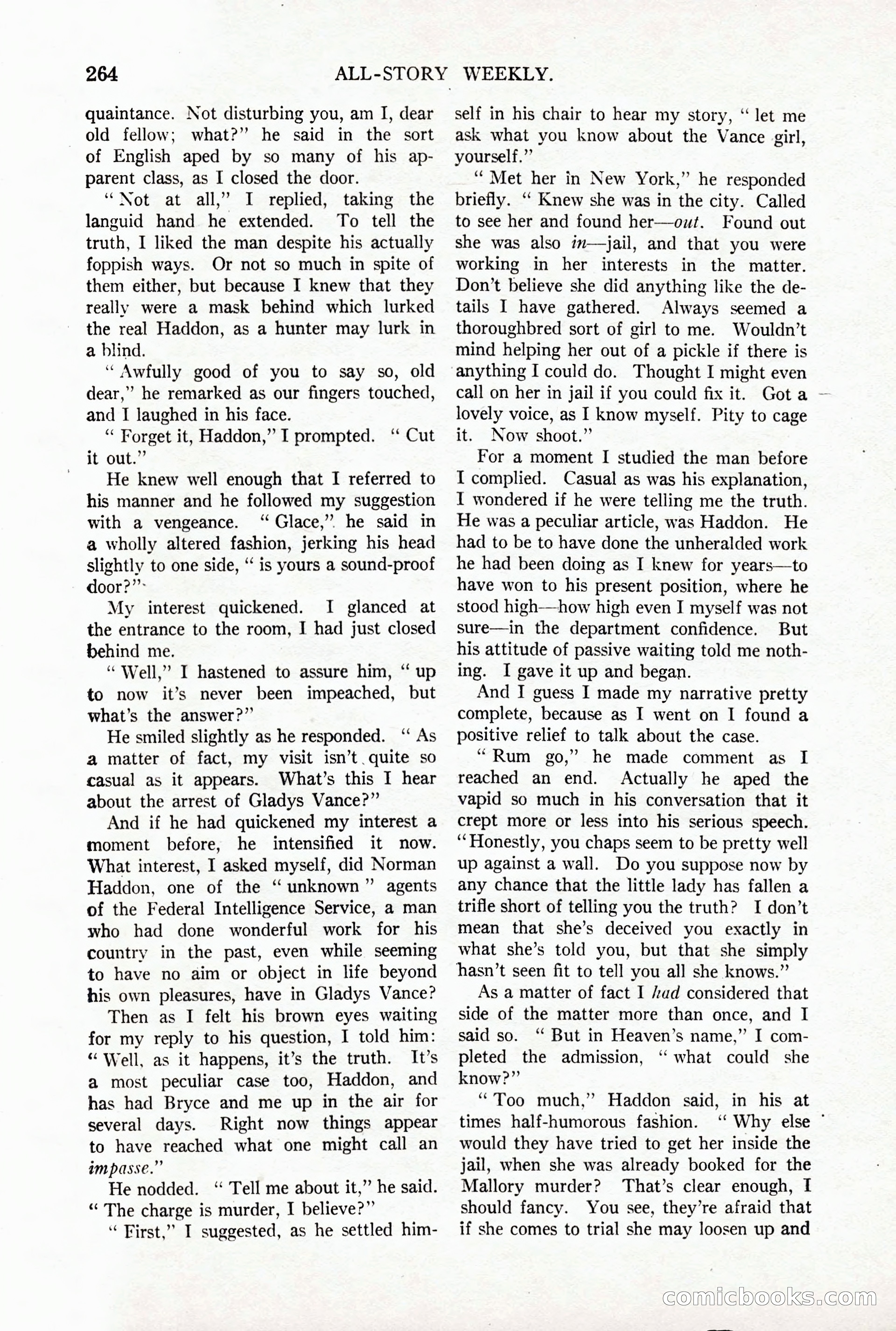 All-Story Weekly, October 4, 1919 — page 102 of 208