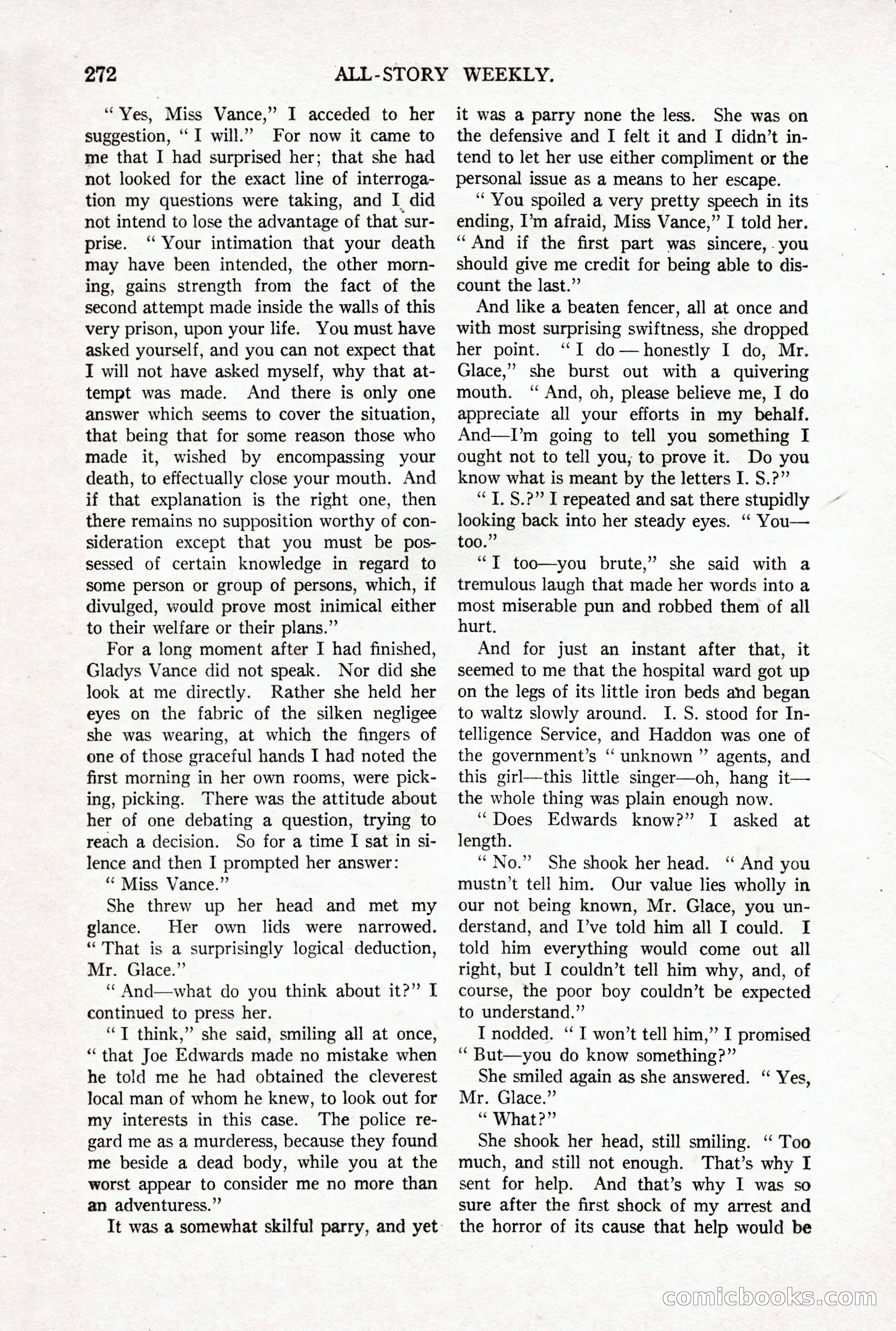 All-Story Weekly, October 4, 1919 — page 110 of 208