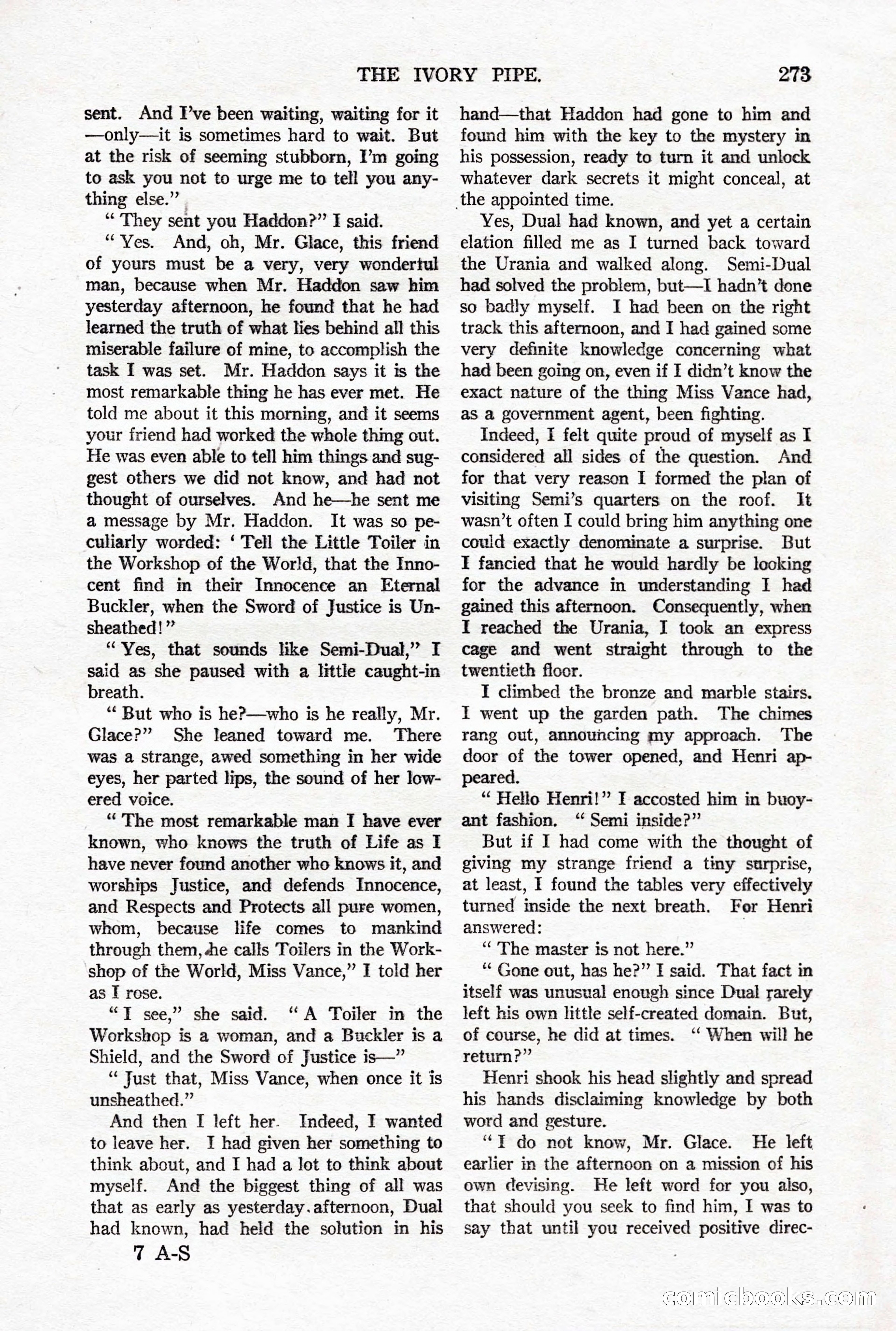 All-Story Weekly, October 4, 1919 — page 111 of 208