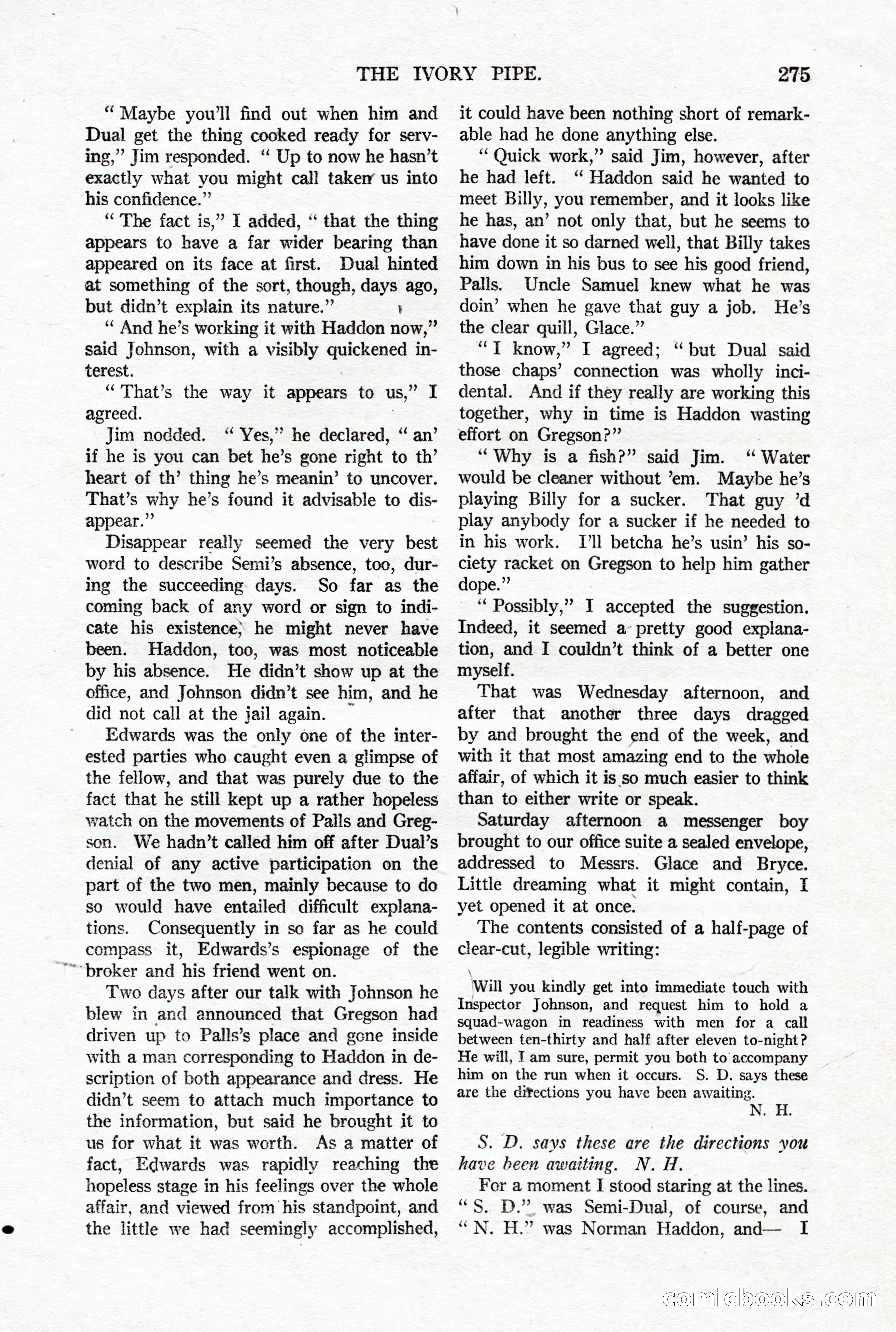 All-Story Weekly, October 4, 1919 — page 113 of 208