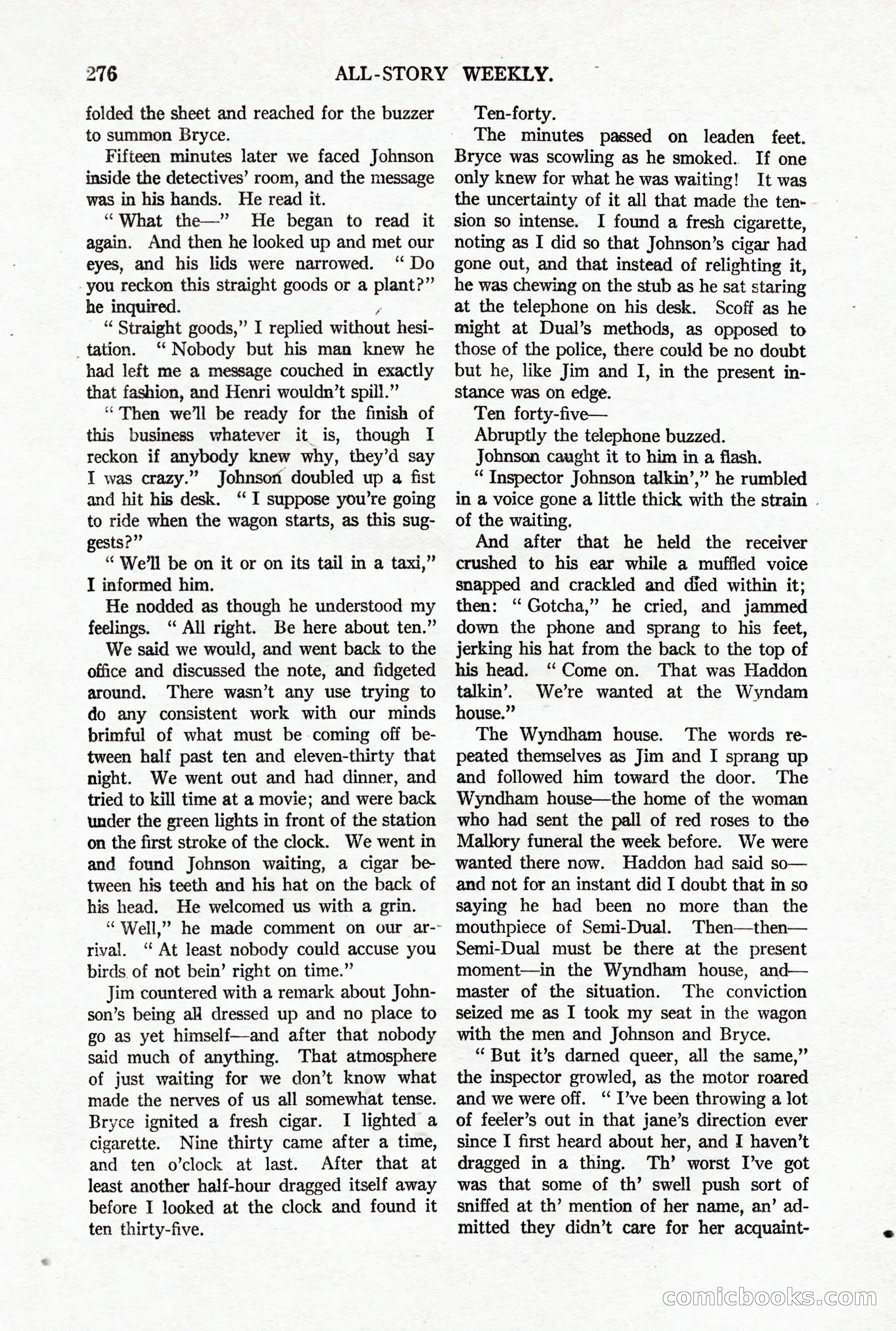 All-Story Weekly, October 4, 1919 — page 114 of 208