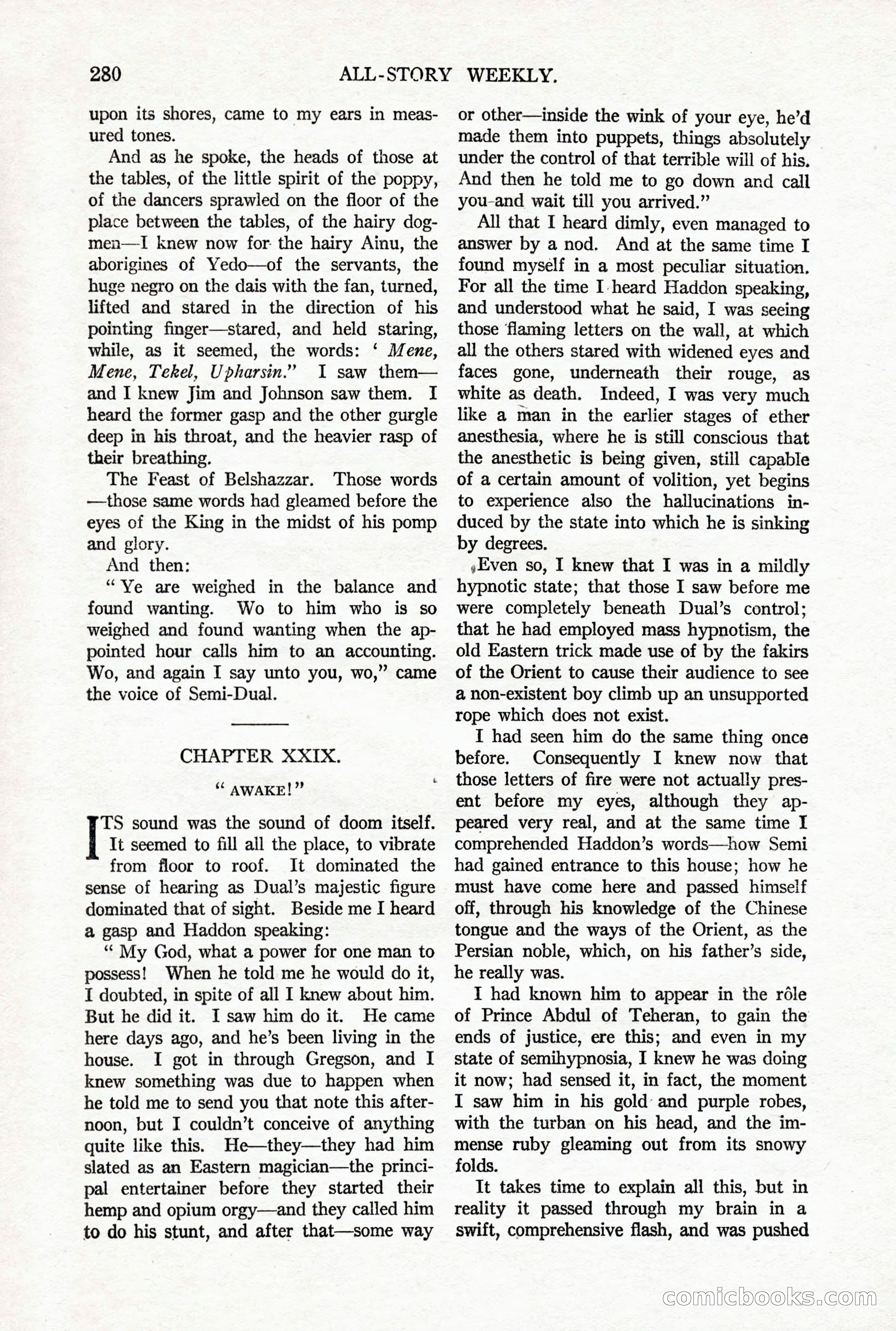 All-Story Weekly, October 4, 1919 — page 118 of 208