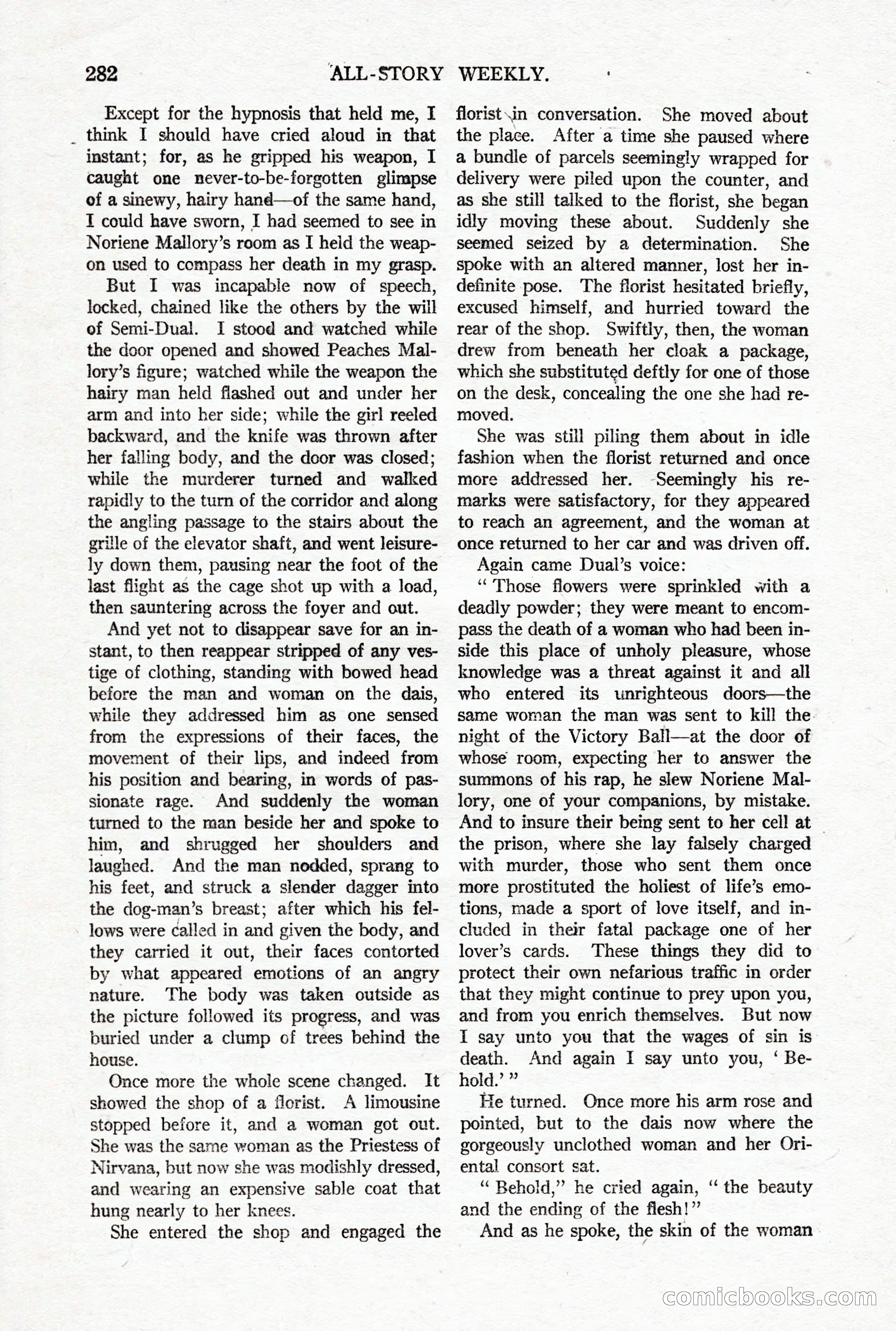 All-Story Weekly, October 4, 1919 — page 120 of 208