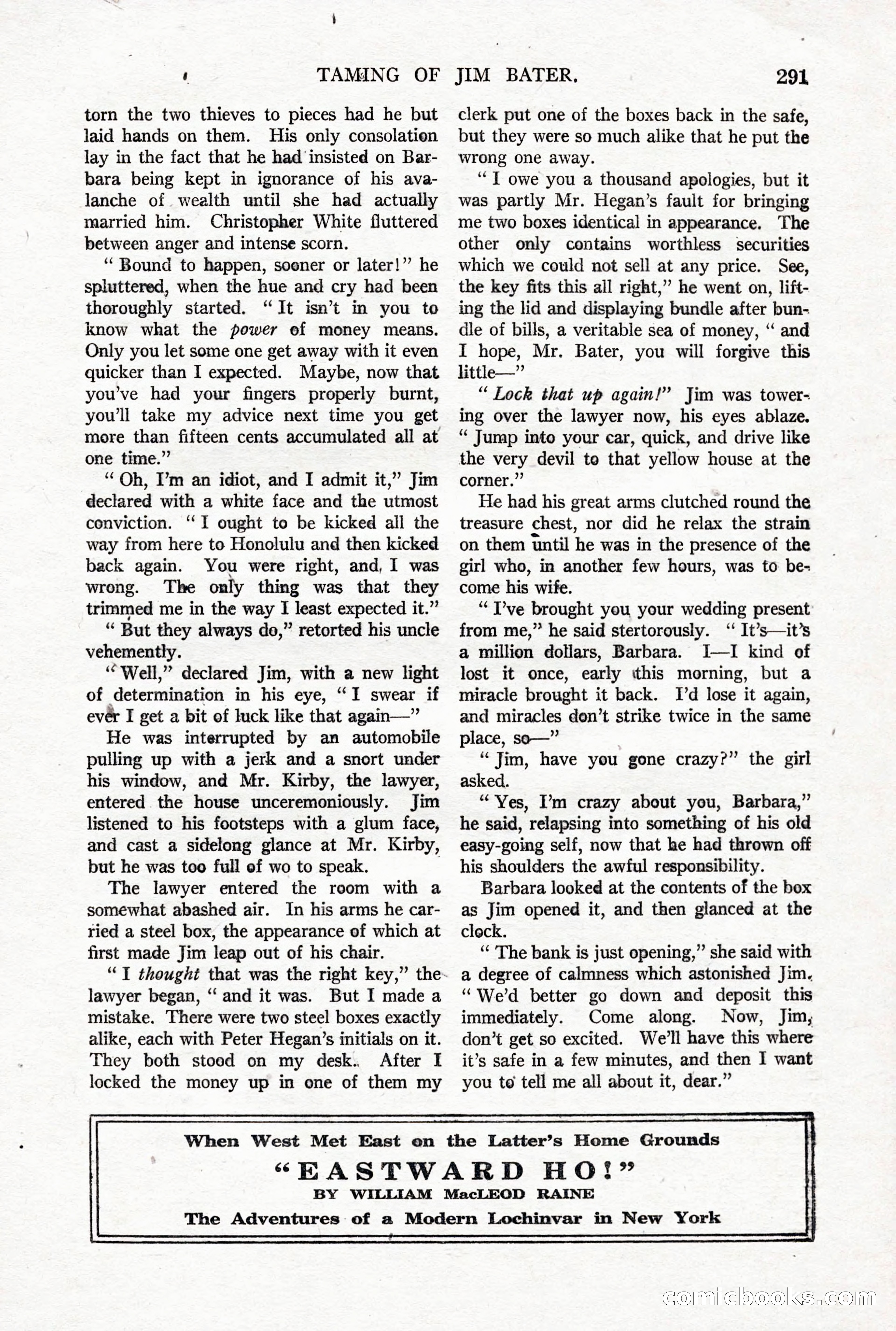 All-Story Weekly, October 4, 1919 — page 129 of 208
