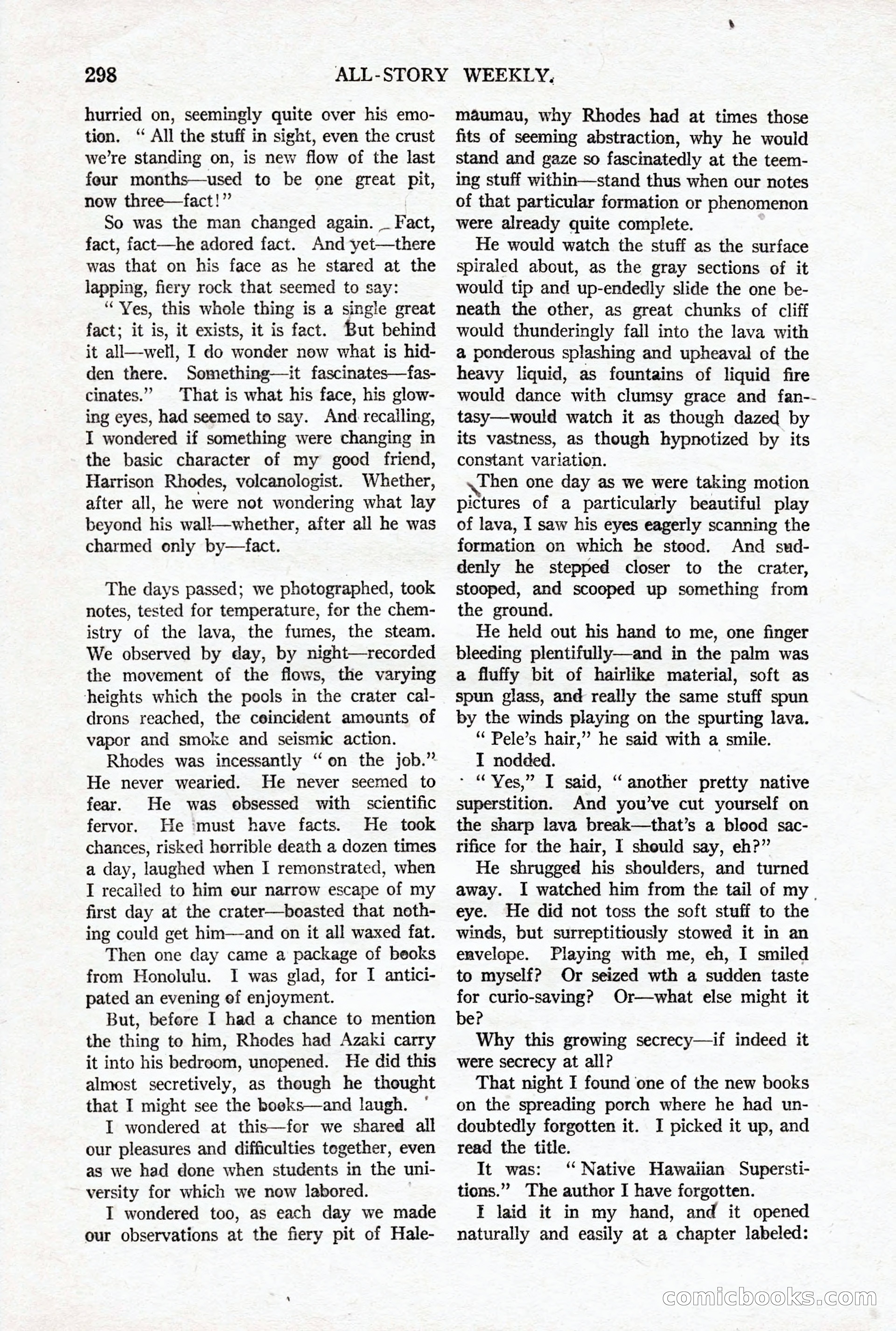 All-Story Weekly, October 4, 1919 — page 136 of 208