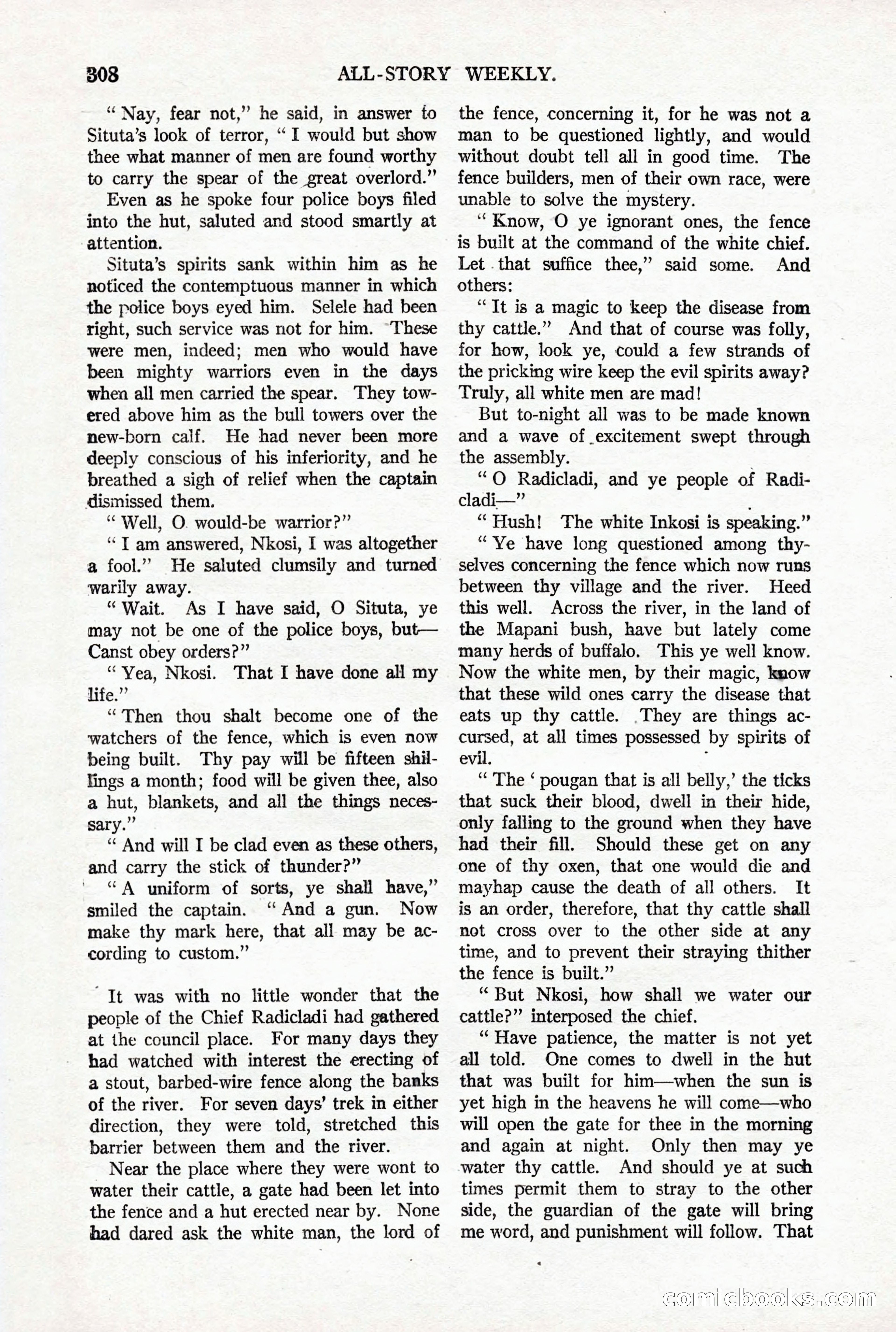All-Story Weekly, October 4, 1919 — page 146 of 208