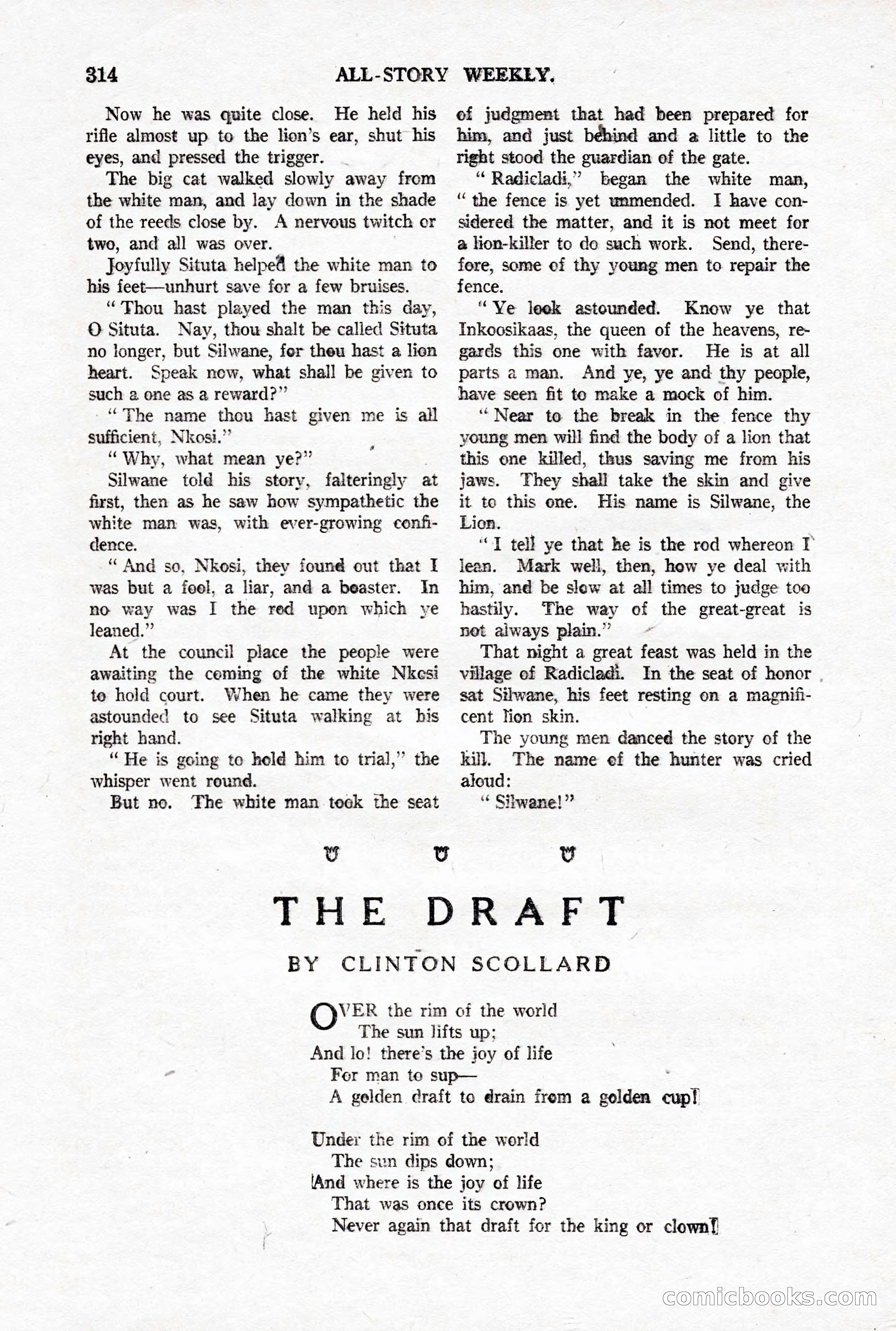 All-Story Weekly, October 4, 1919 — page 152 of 208