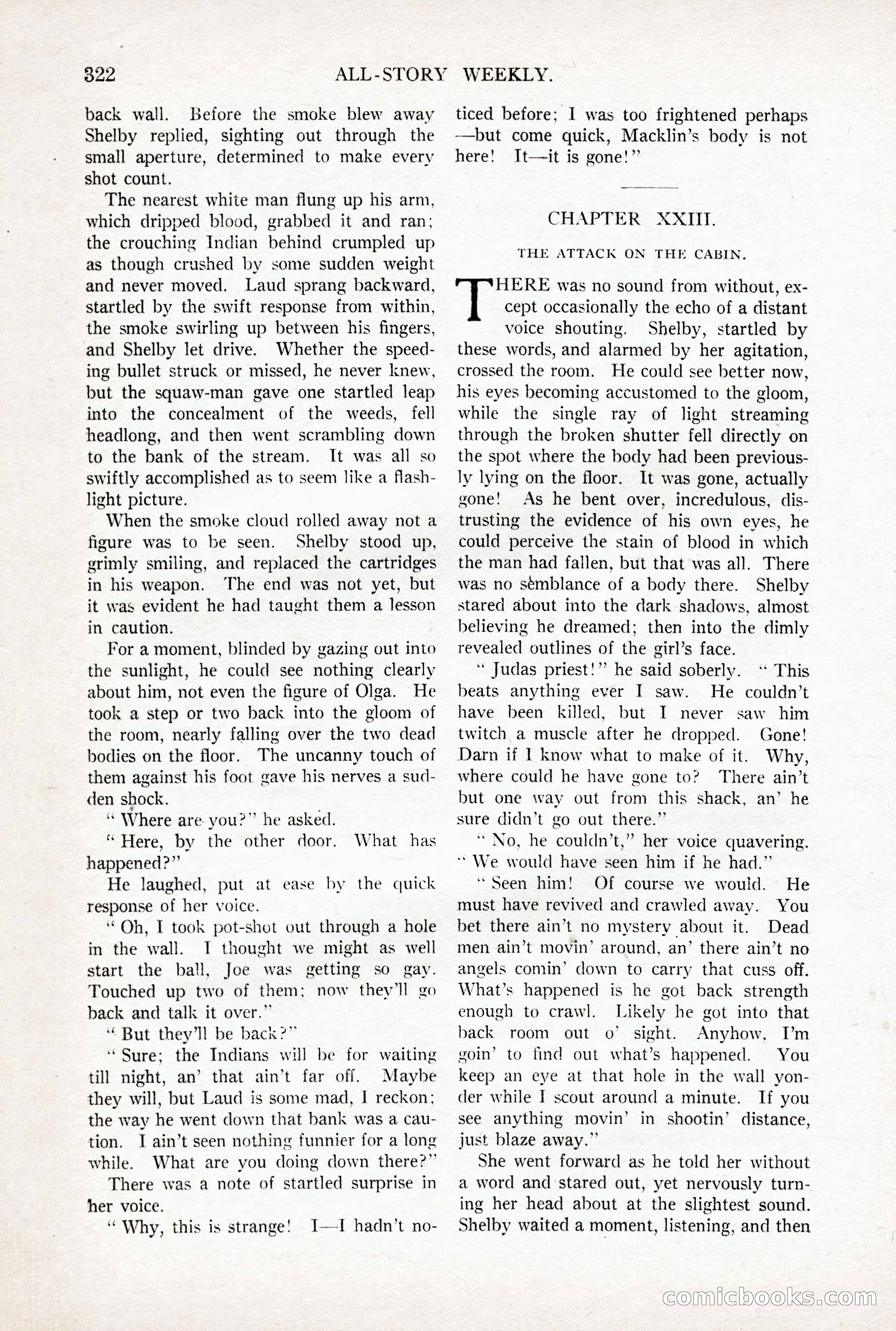 All-Story Weekly, October 4, 1919 — page 160 of 208