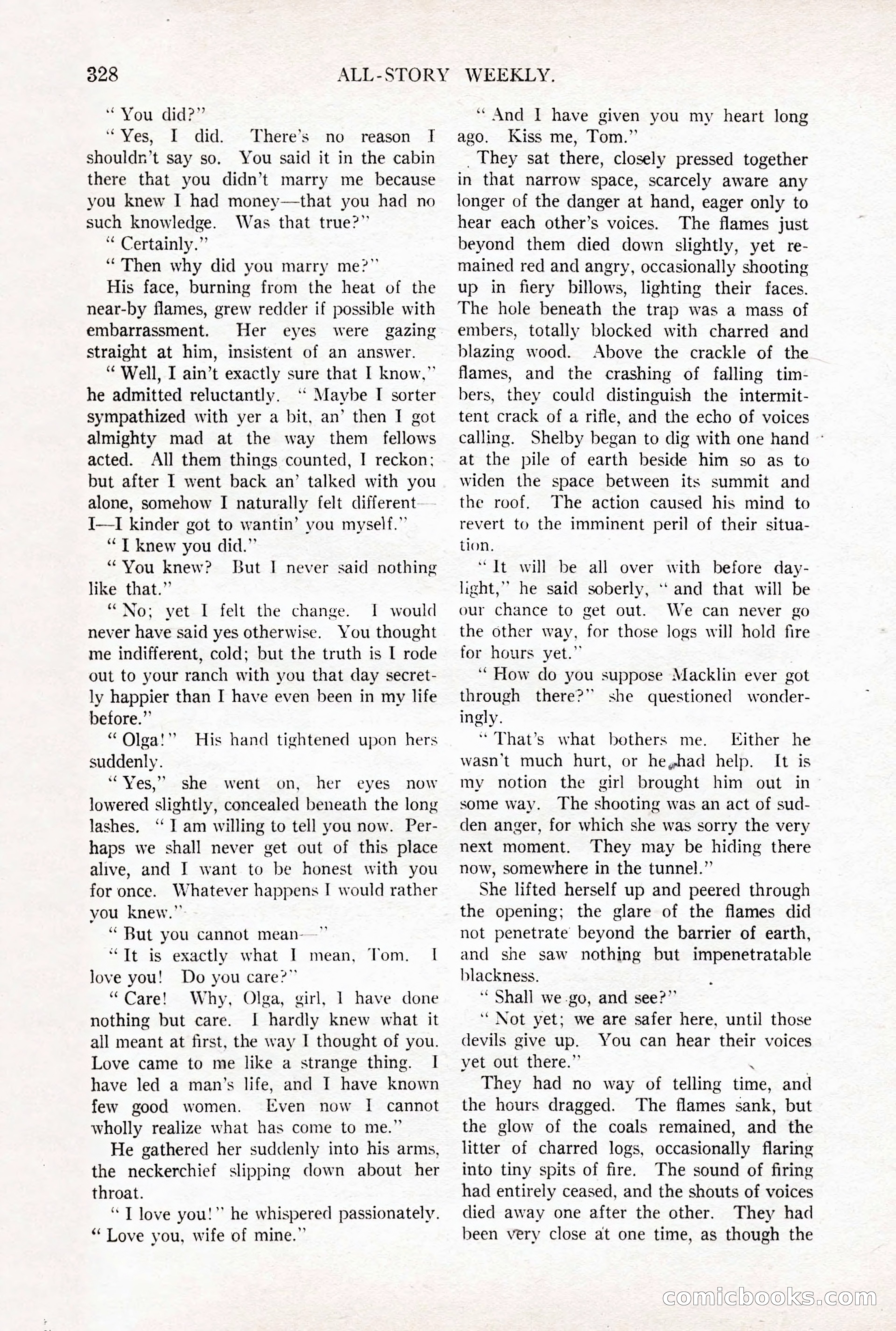 All-Story Weekly, October 4, 1919 — page 166 of 208
