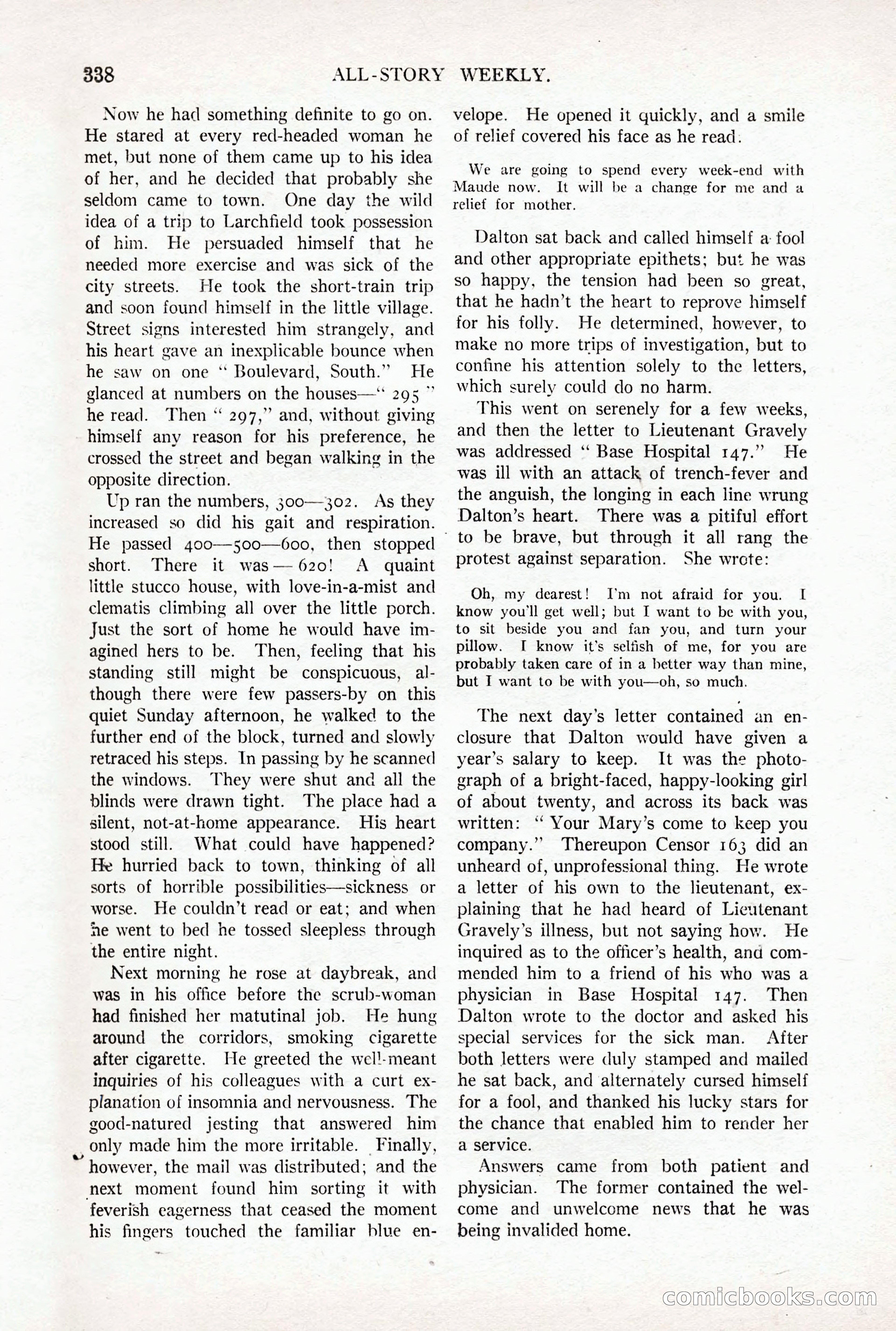 All-Story Weekly, October 4, 1919 — page 176 of 208
