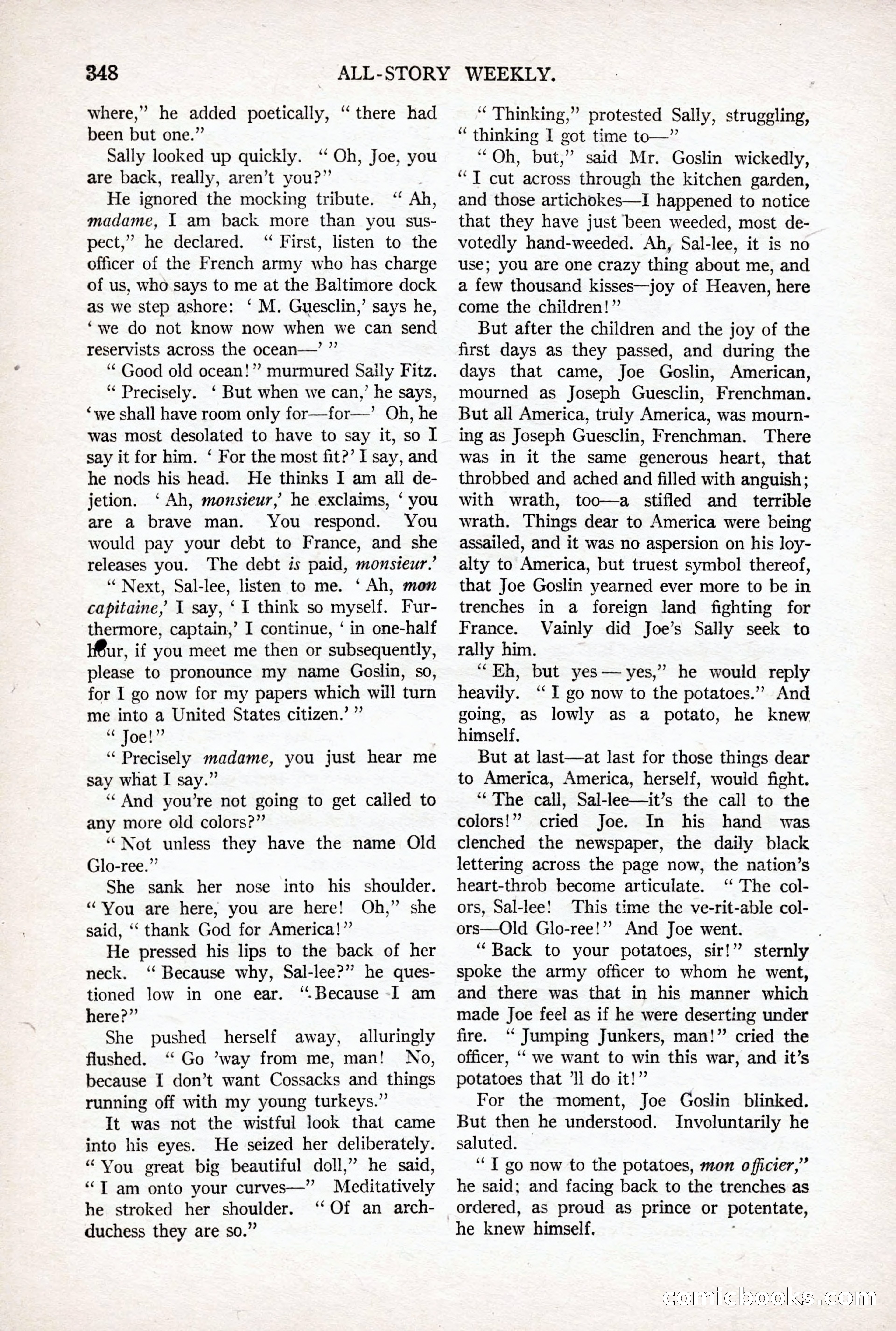 All-Story Weekly, October 4, 1919 — page 186 of 208
