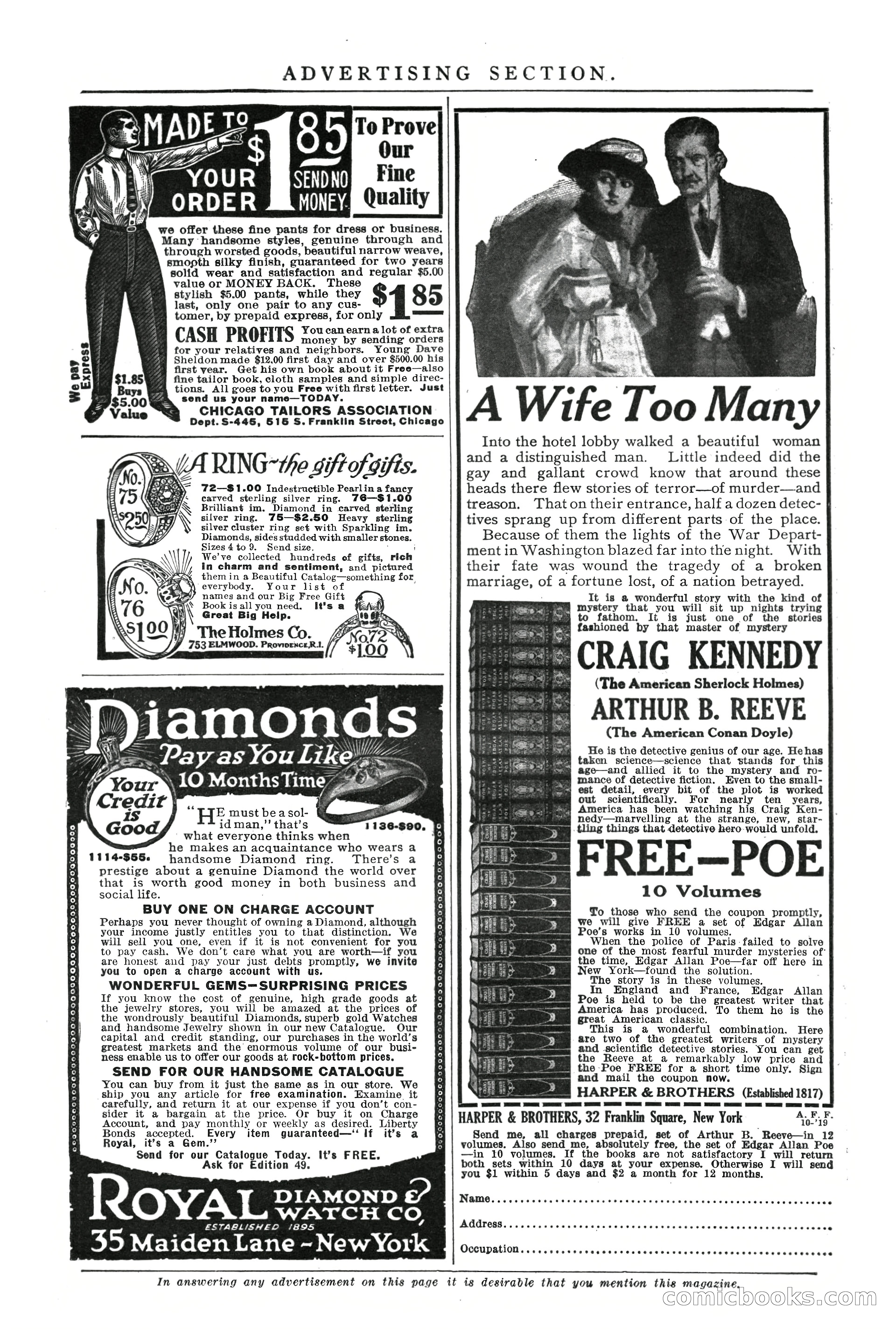 All-Story Weekly, October 4, 1919 — page 199 of 208