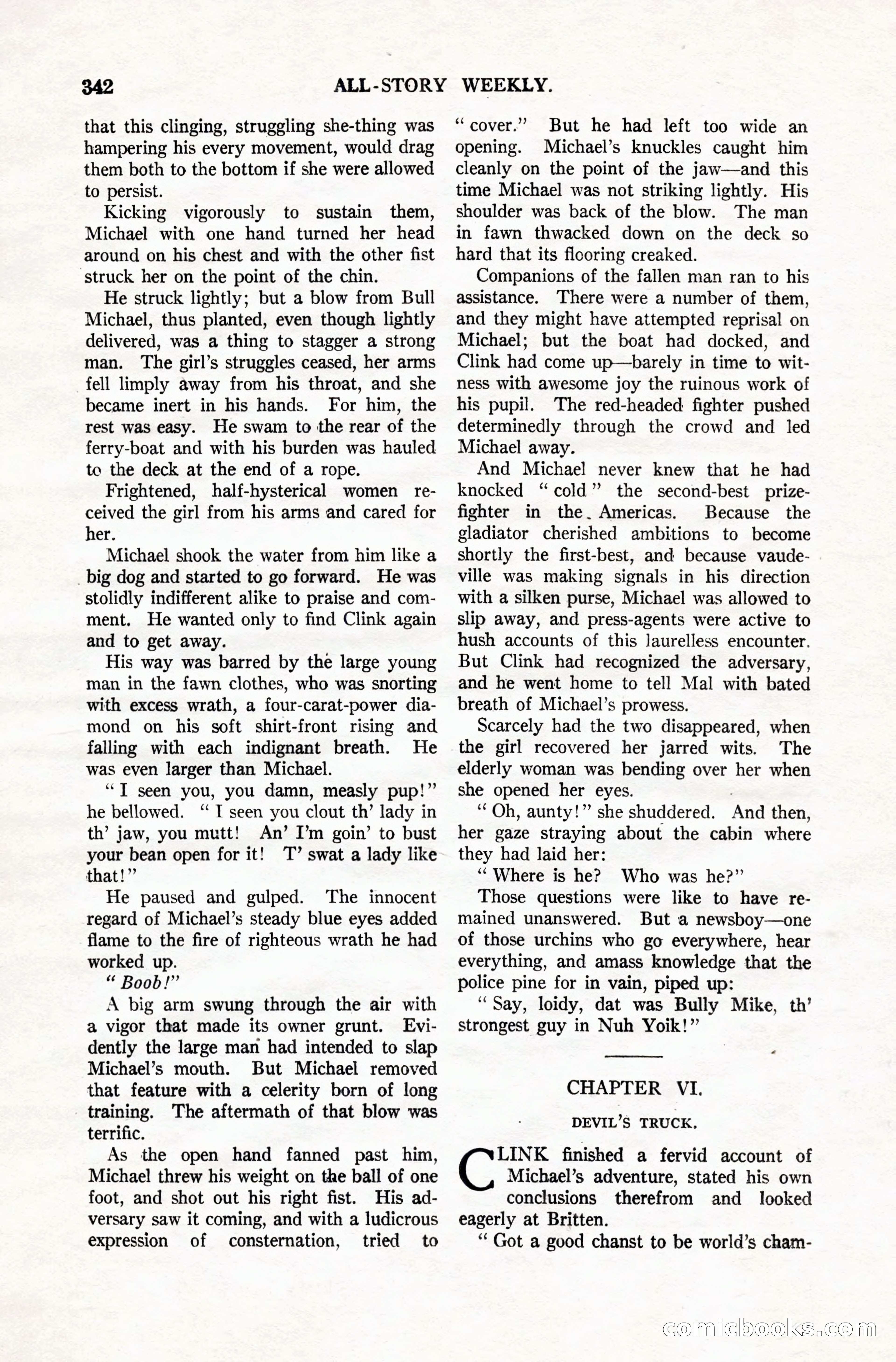 All-Story Weekly, Vol. 106, No. 3 — page 32 of 176