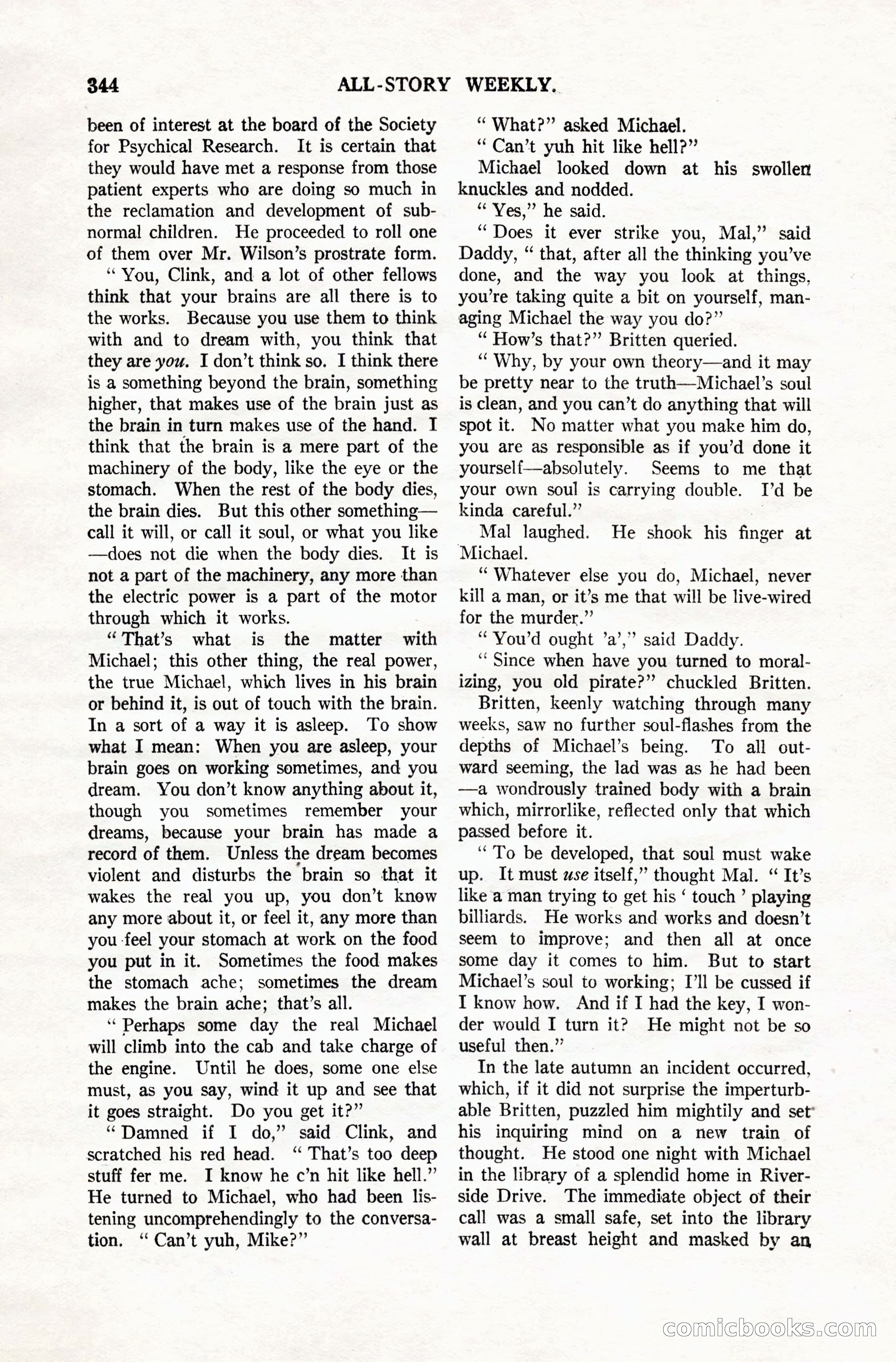 All-Story Weekly, Vol. 106, No. 3 — page 34 of 176