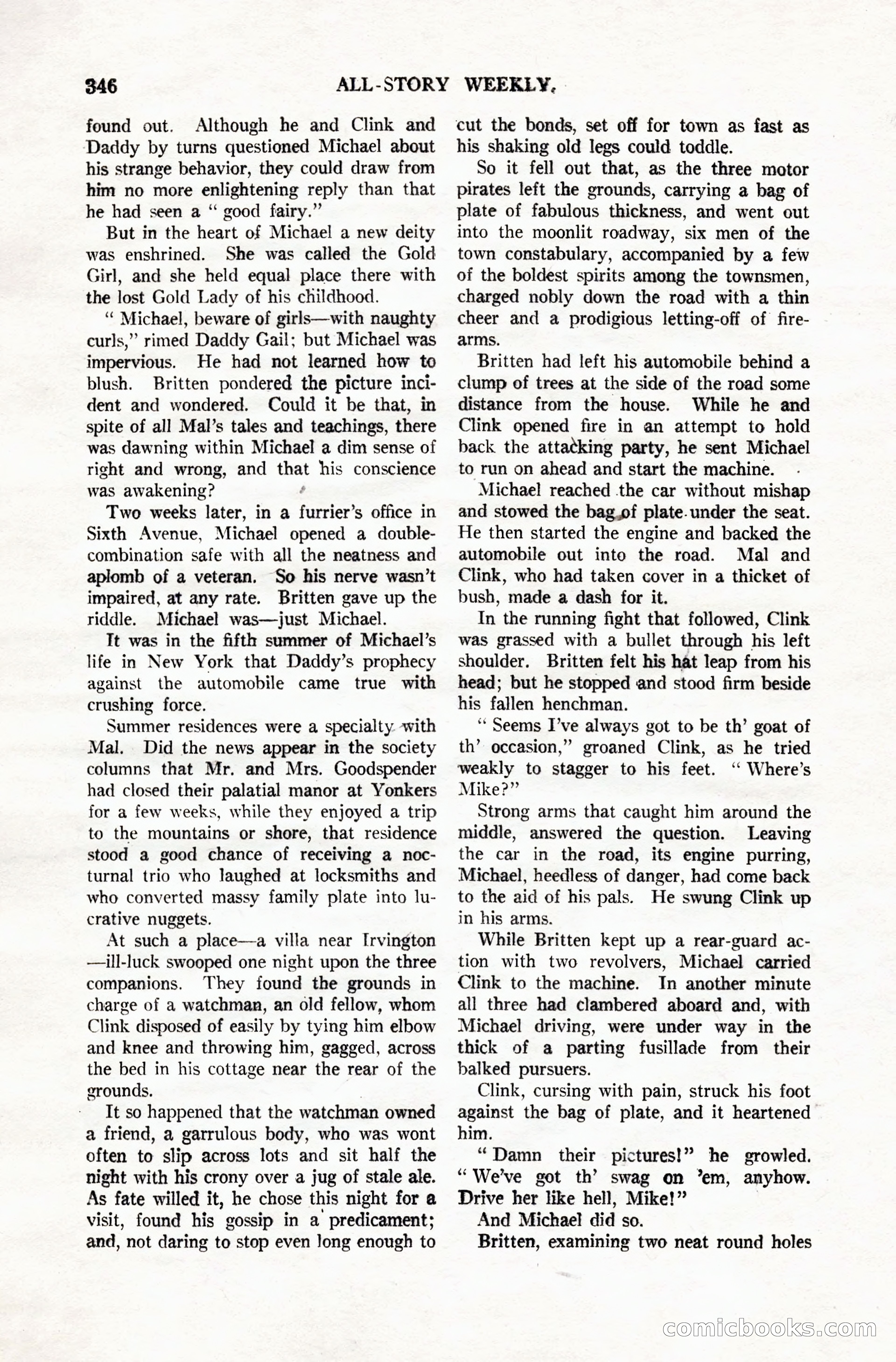 All-Story Weekly, Vol. 106, No. 3 — page 36 of 176