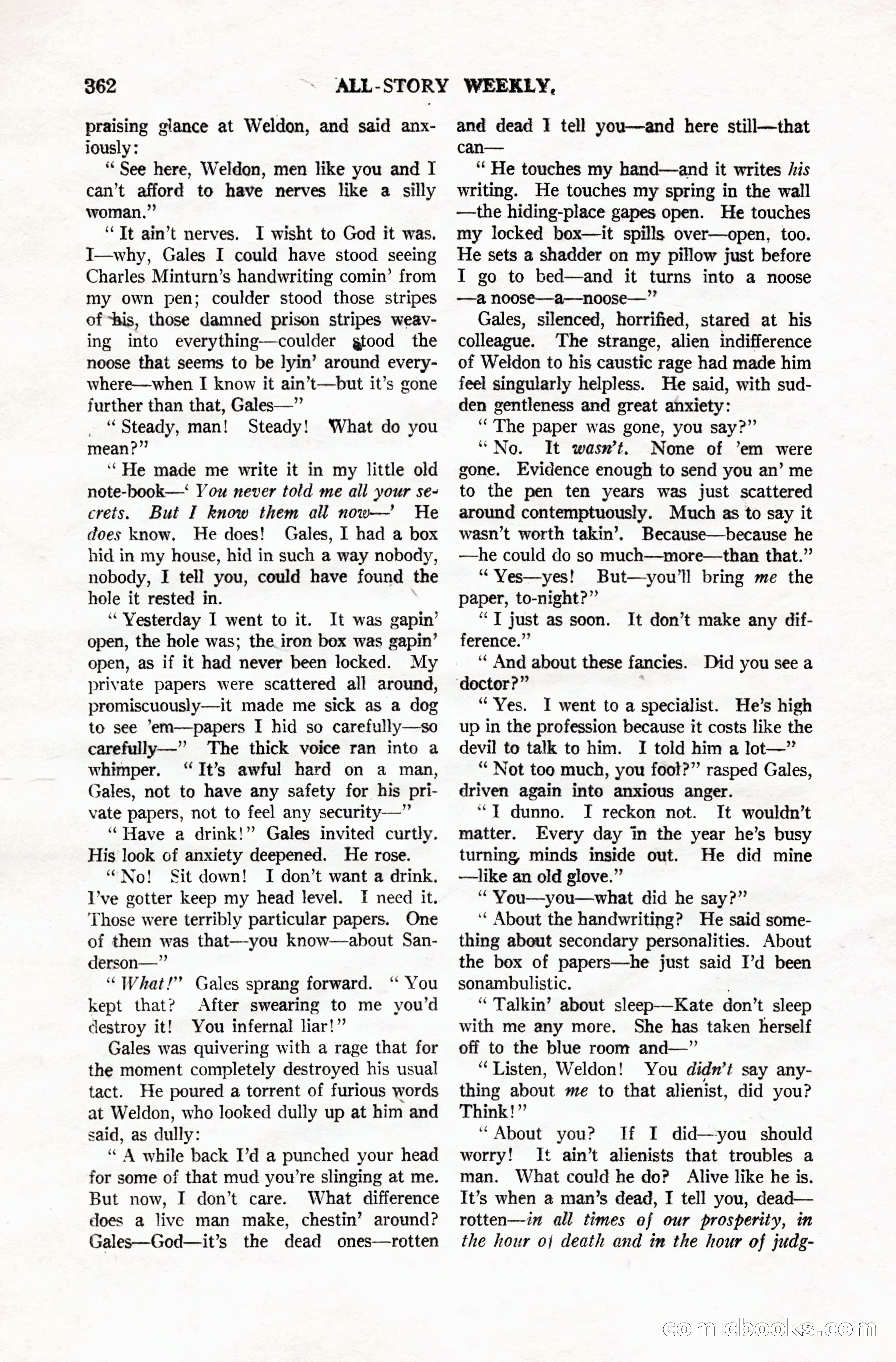 All-Story Weekly, Vol. 106, No. 3 — page 52 of 176