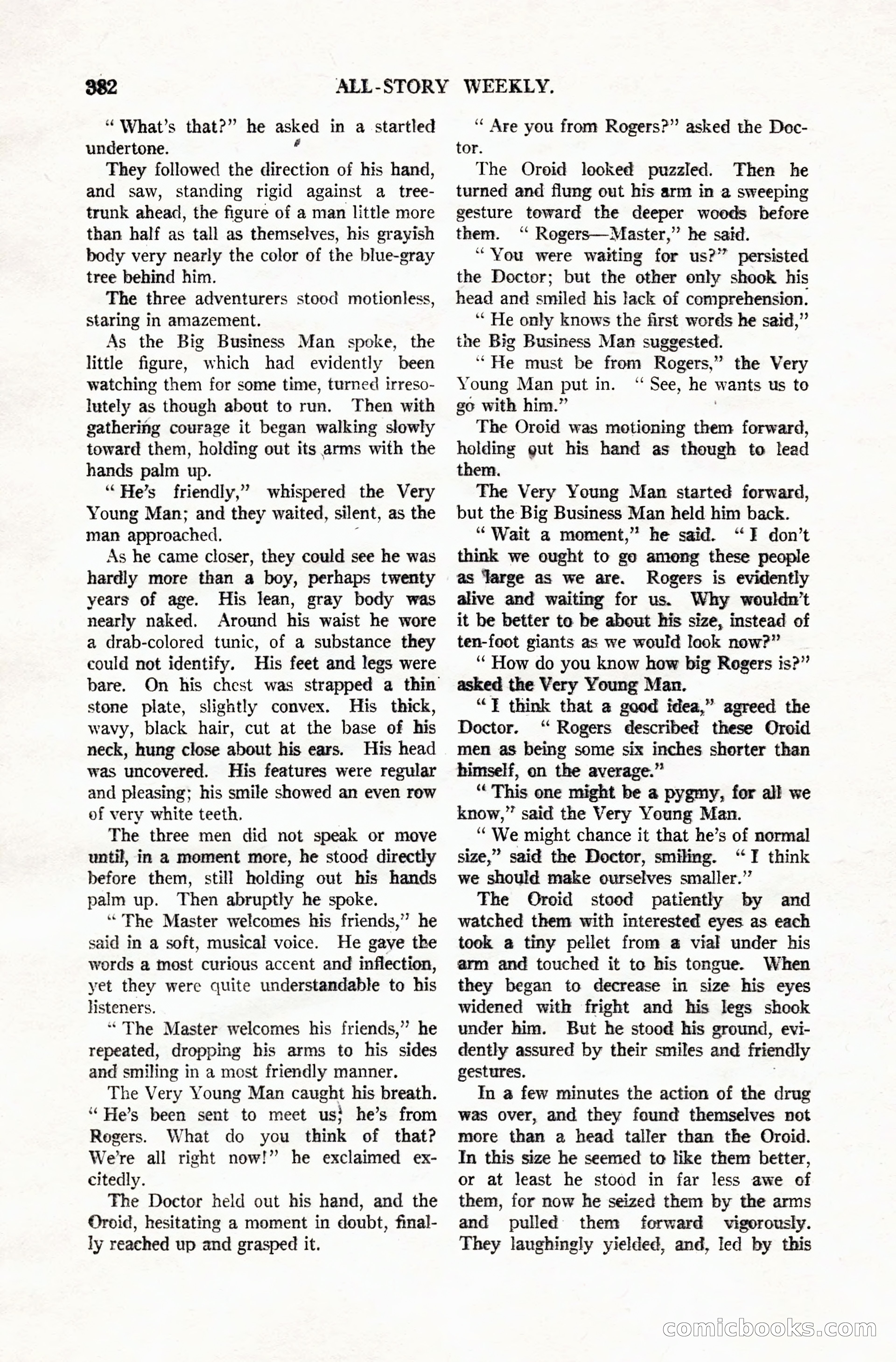 All-Story Weekly, Vol. 106, No. 3 — page 72 of 176
