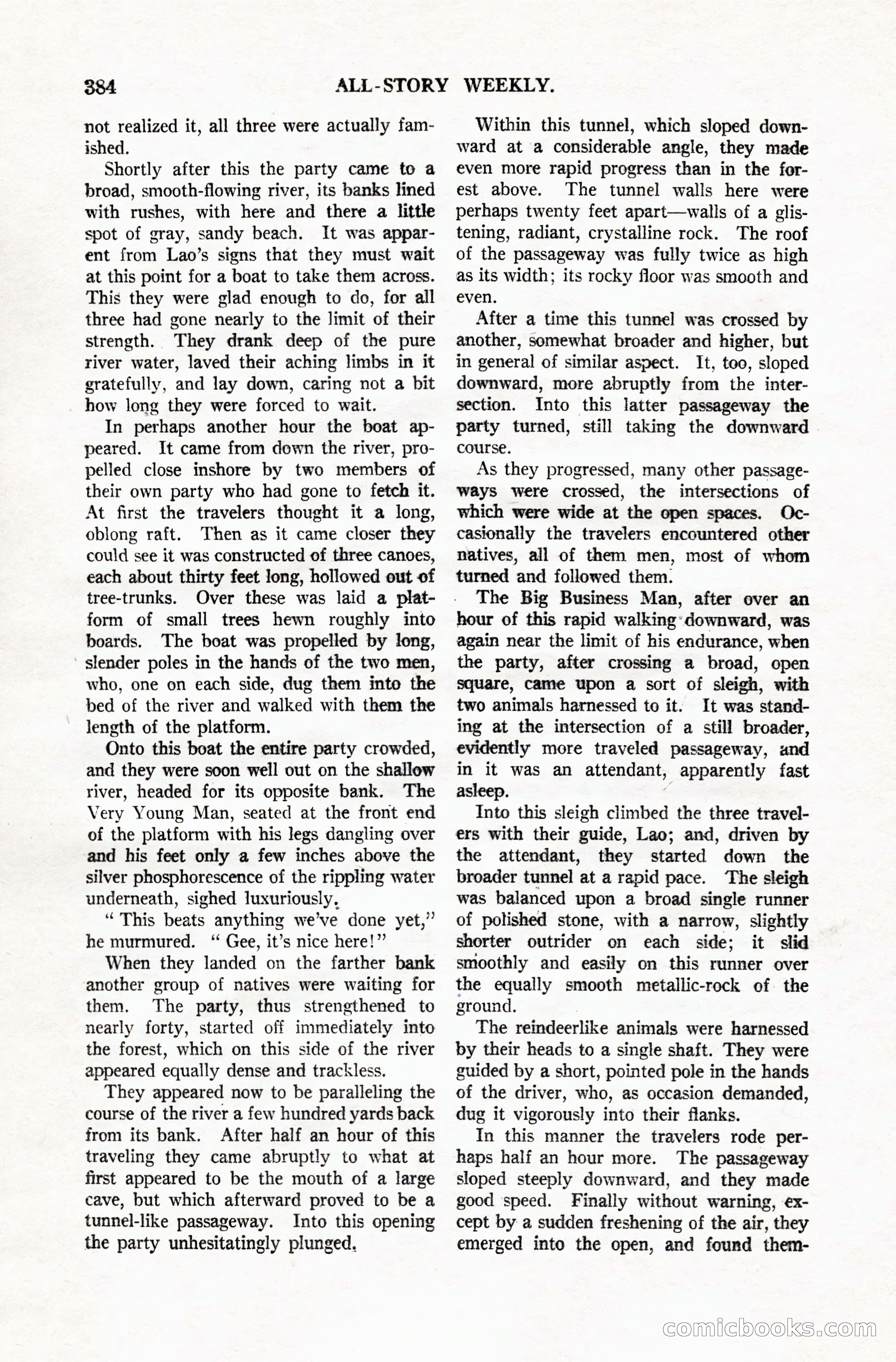 All-Story Weekly, Vol. 106, No. 3 — page 74 of 176