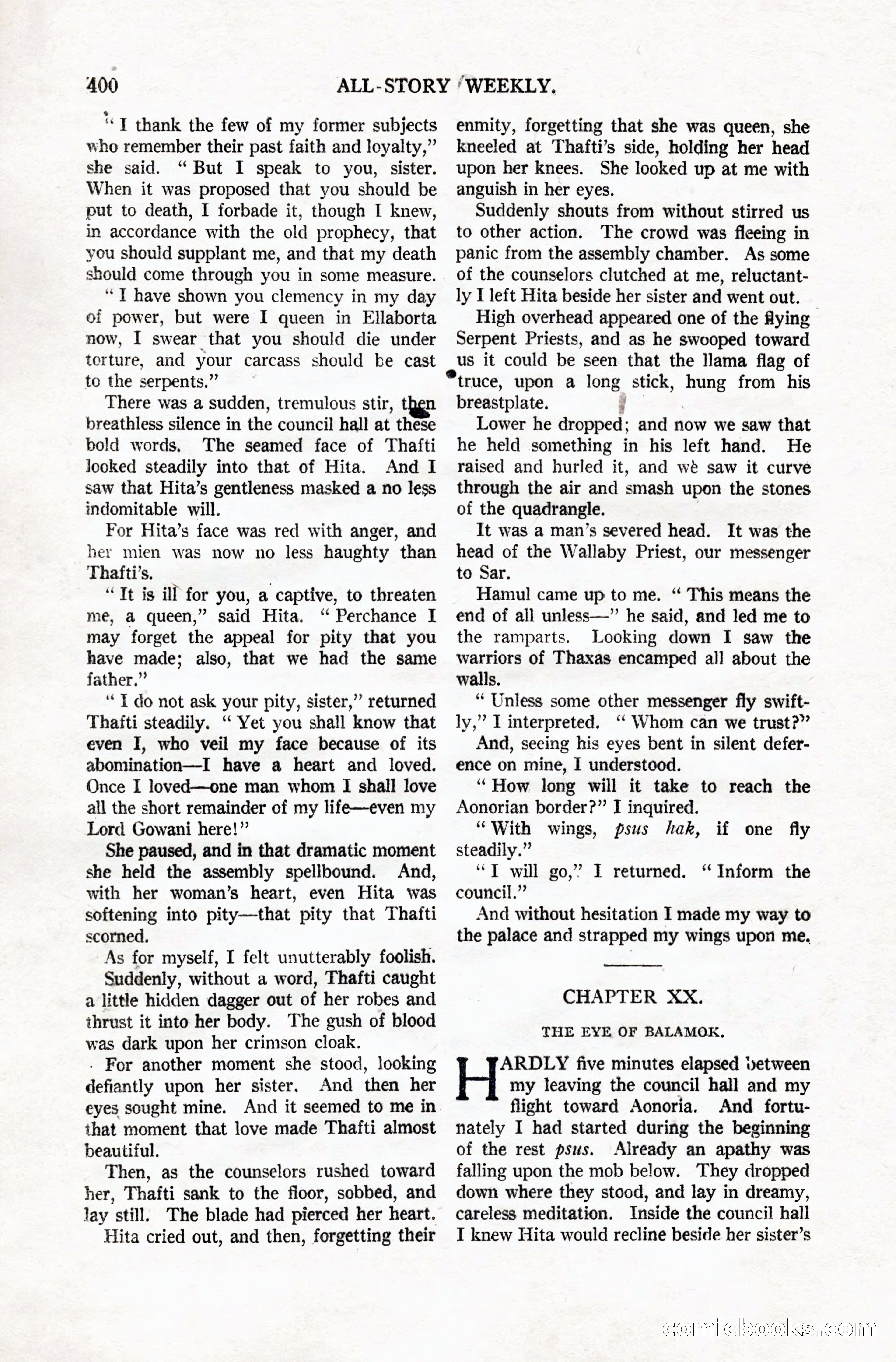 All-Story Weekly, Vol. 106, No. 3 — page 90 of 176