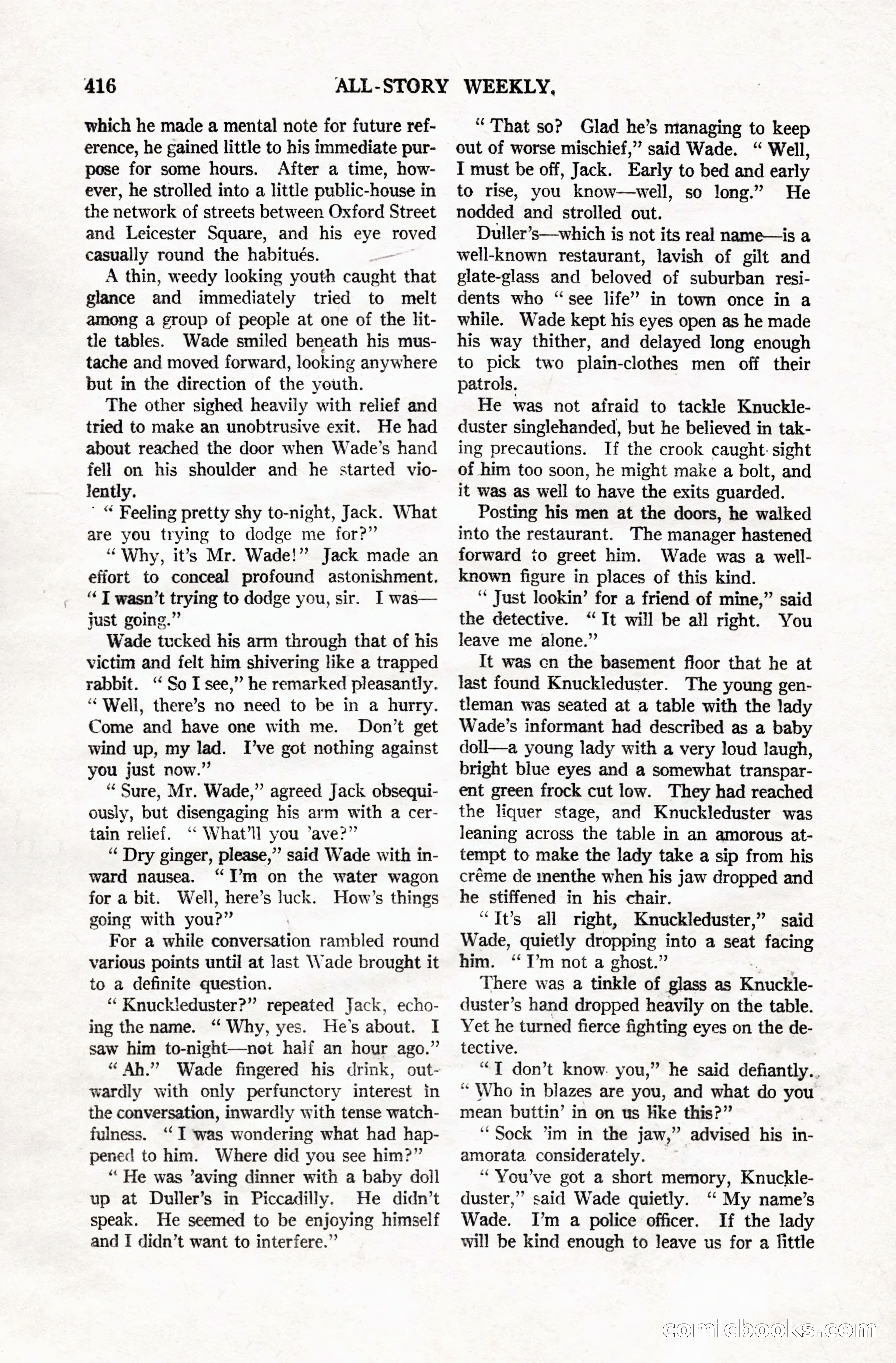 All-Story Weekly, Vol. 106, No. 3 — page 106 of 176
