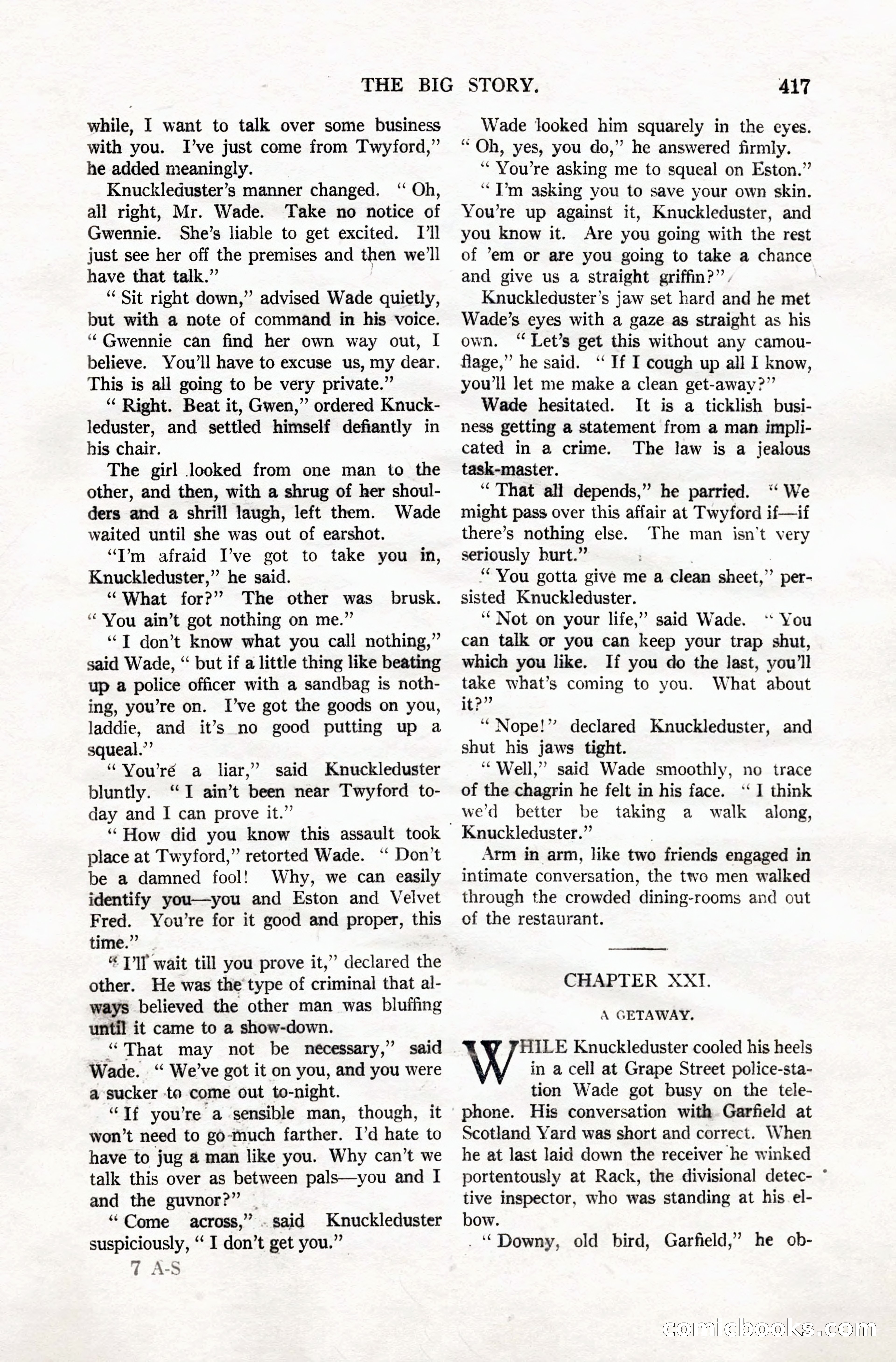 All-Story Weekly, Vol. 106, No. 3 — page 107 of 176