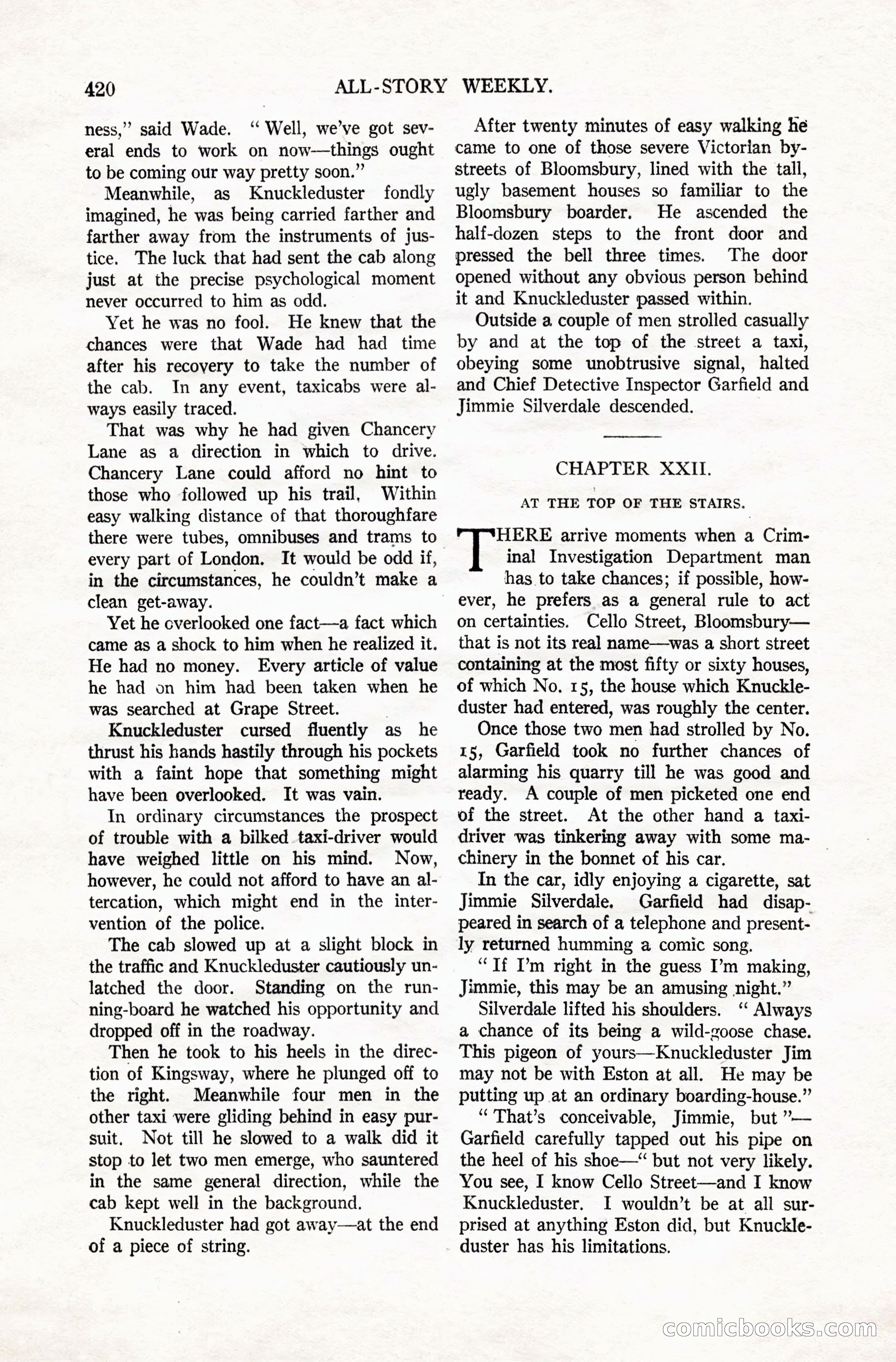 All-Story Weekly, Vol. 106, No. 3 — page 110 of 176