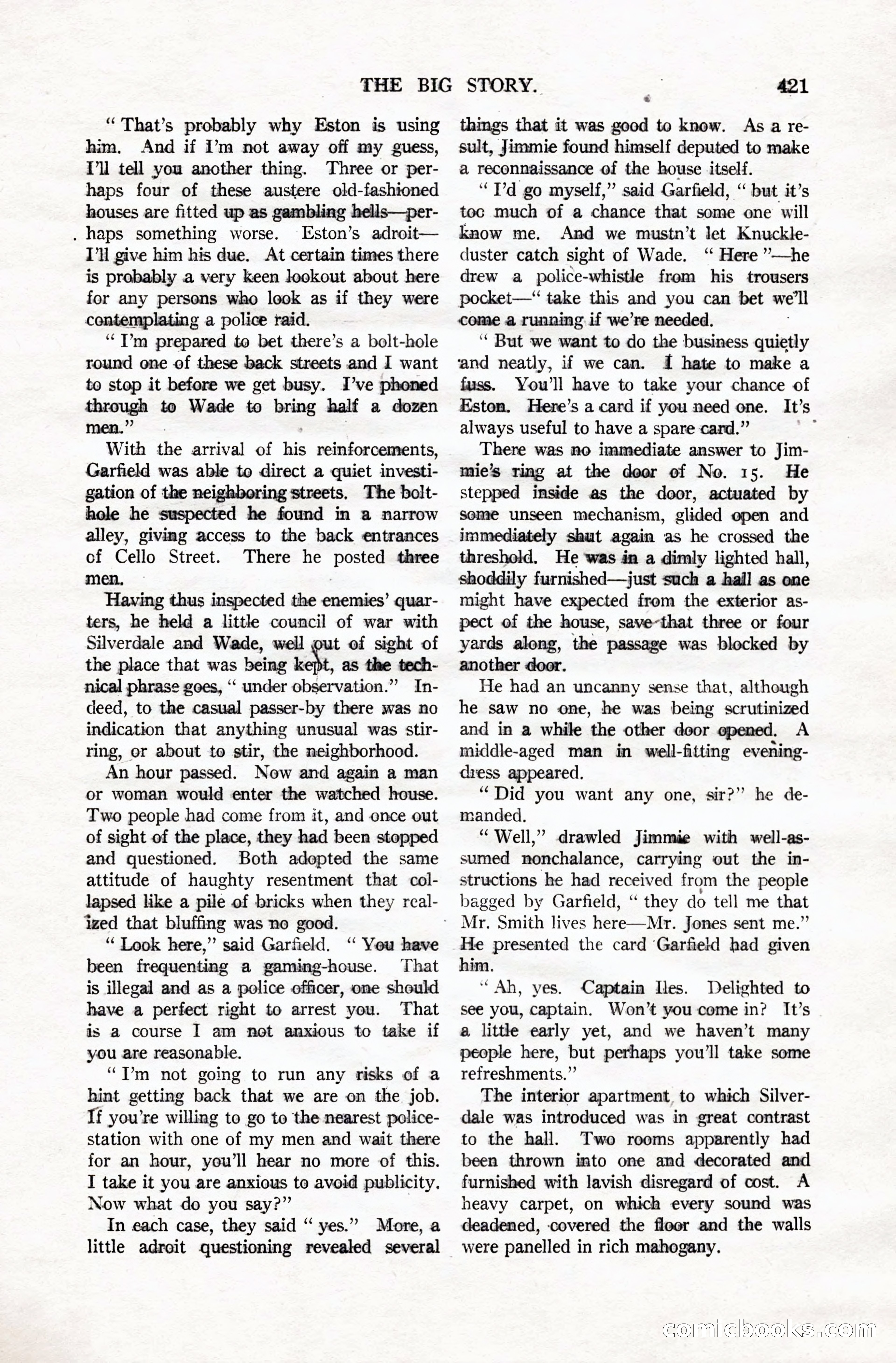 All-Story Weekly, Vol. 106, No. 3 — page 111 of 176