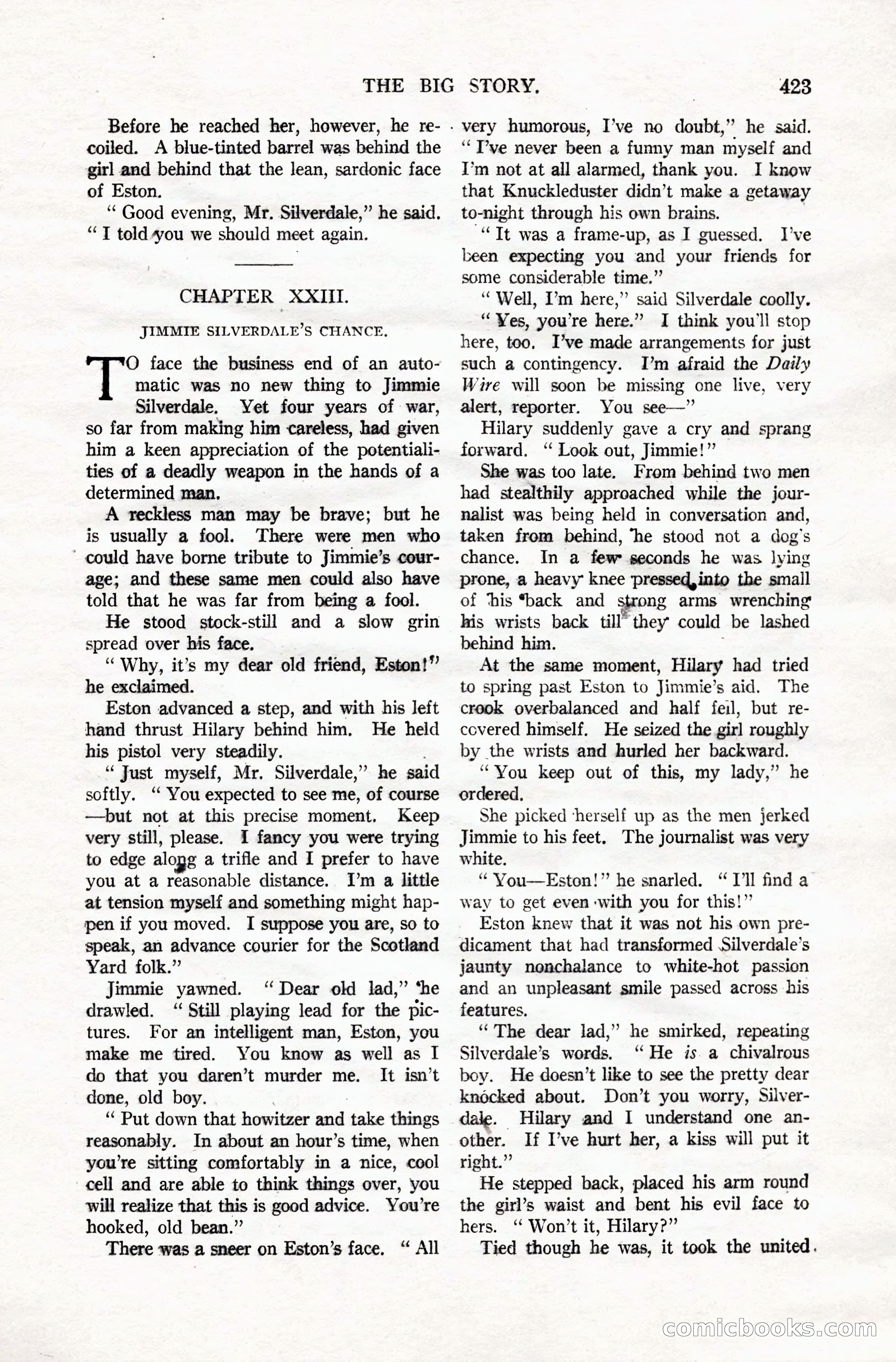 All-Story Weekly, Vol. 106, No. 3 — page 113 of 176