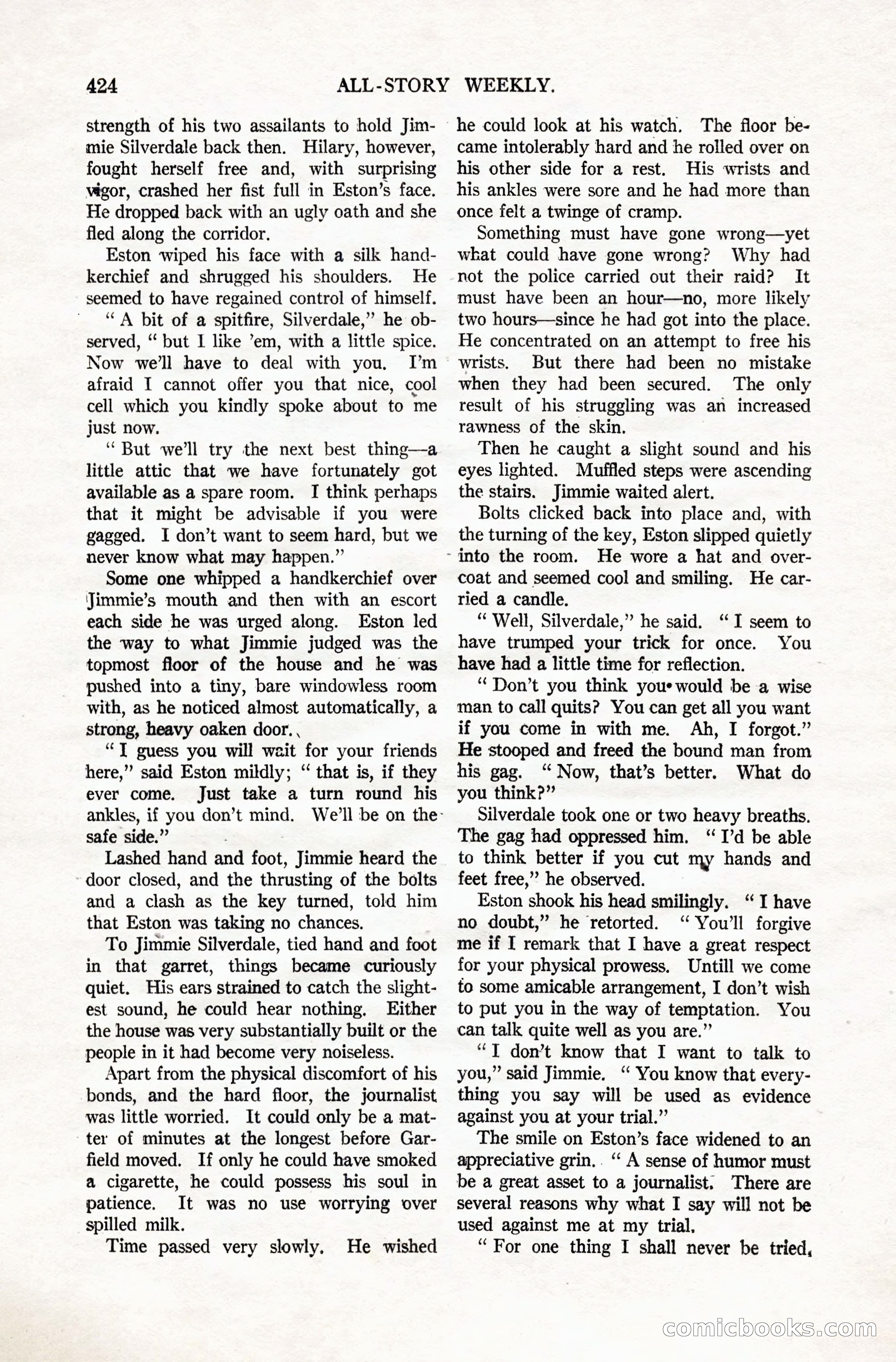All-Story Weekly, Vol. 106, No. 3 — page 114 of 176