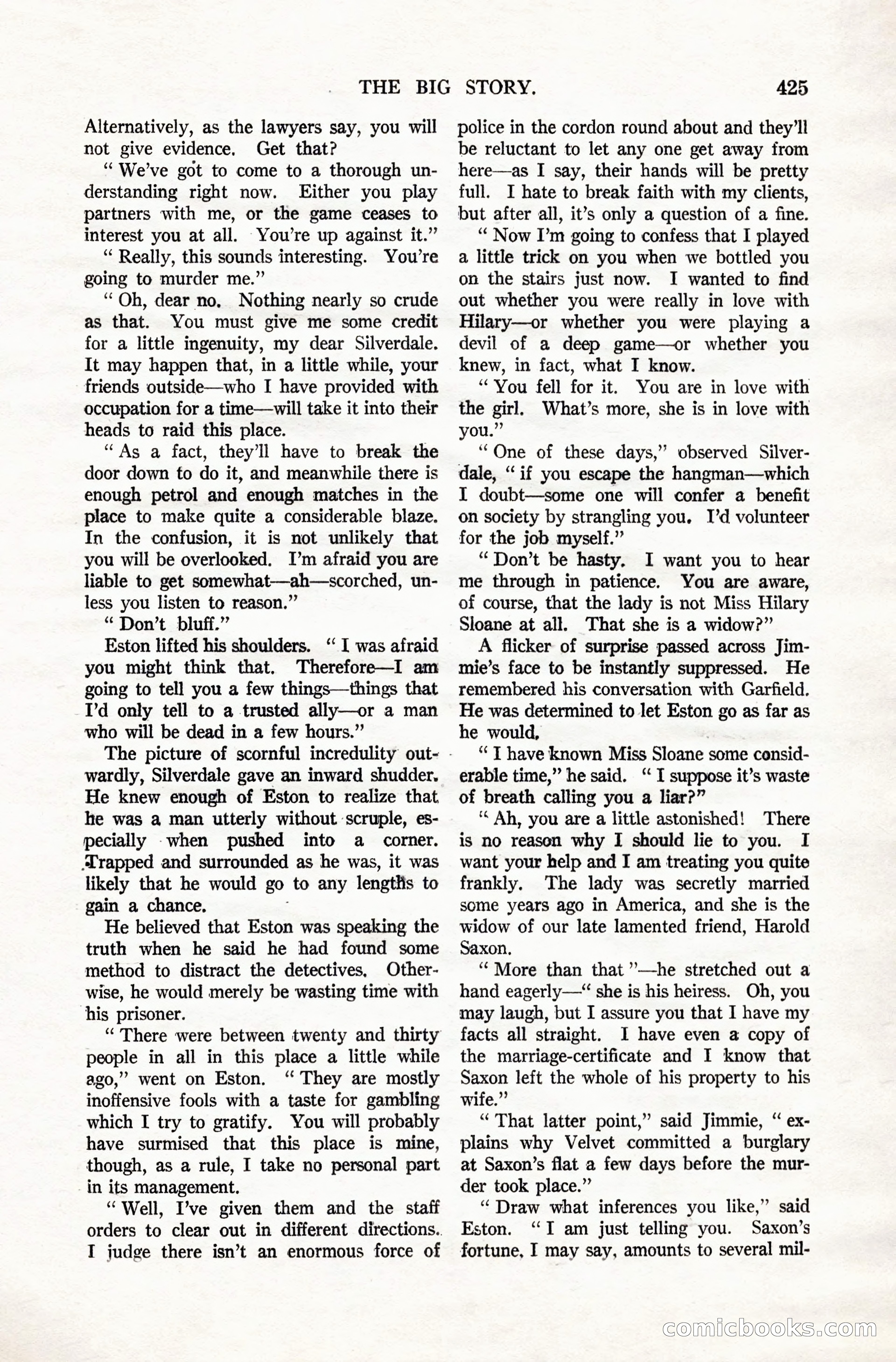All-Story Weekly, Vol. 106, No. 3 — page 115 of 176
