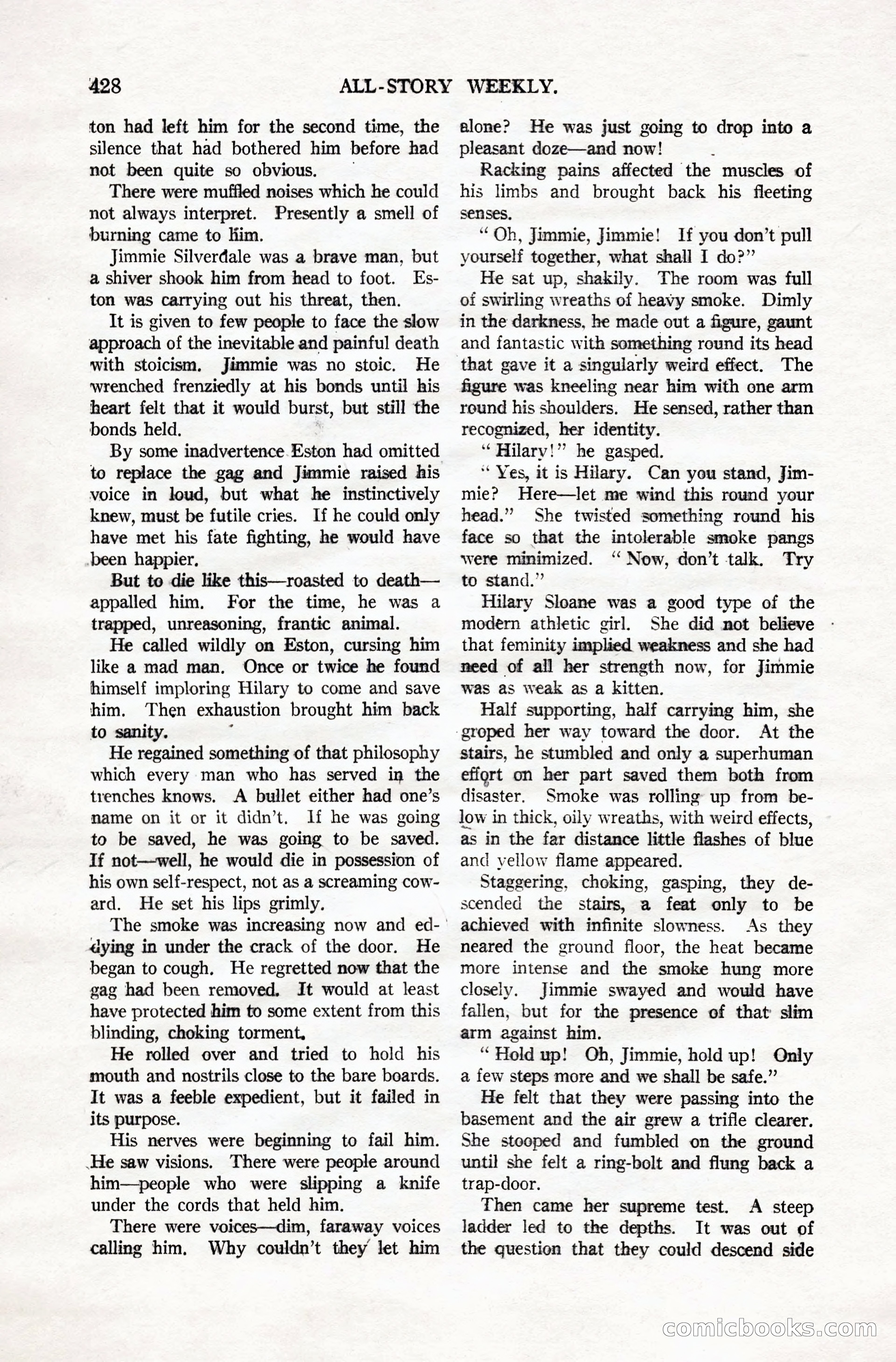All-Story Weekly, Vol. 106, No. 3 — page 118 of 176