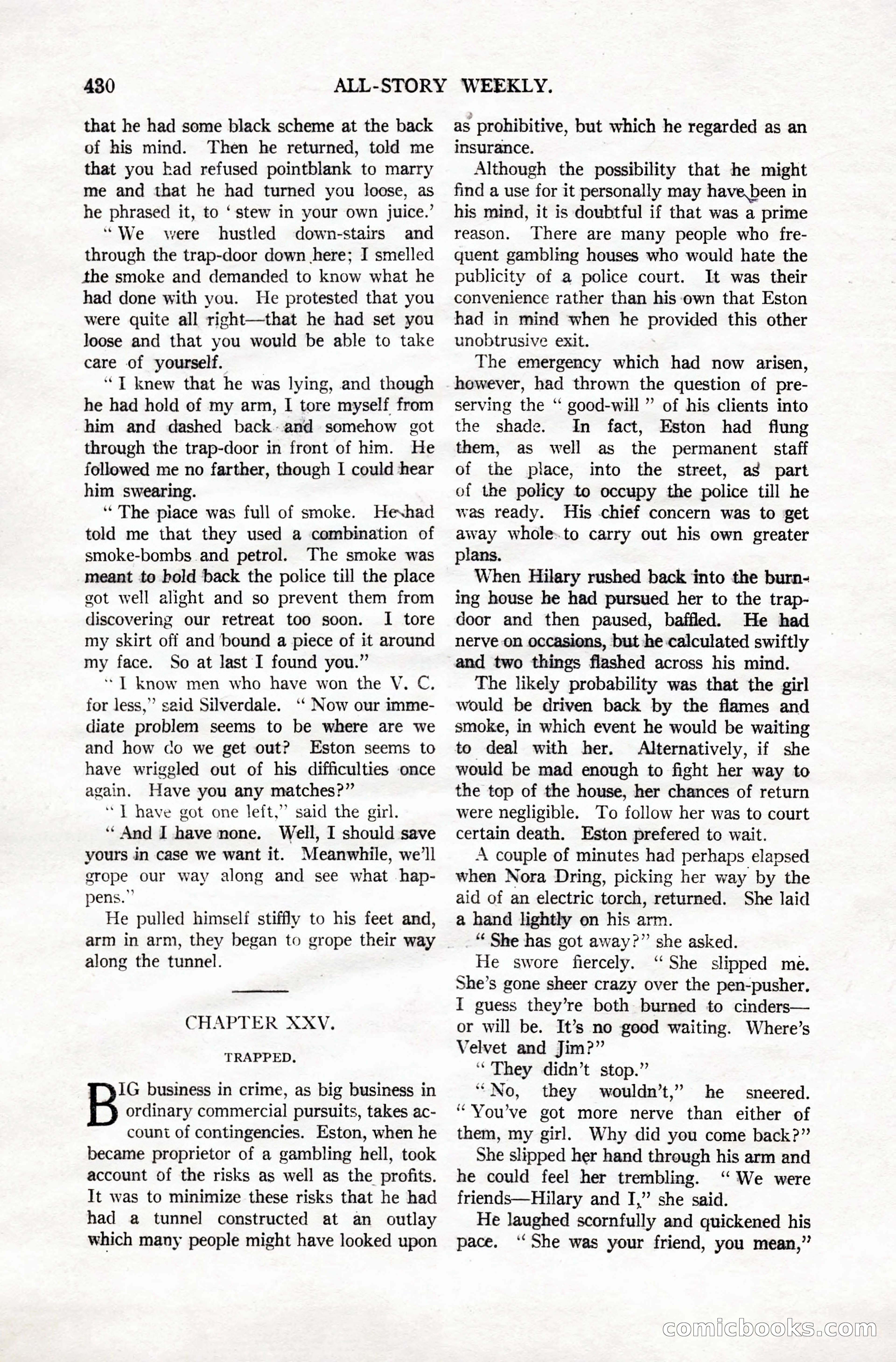 All-Story Weekly, Vol. 106, No. 3 — page 120 of 176
