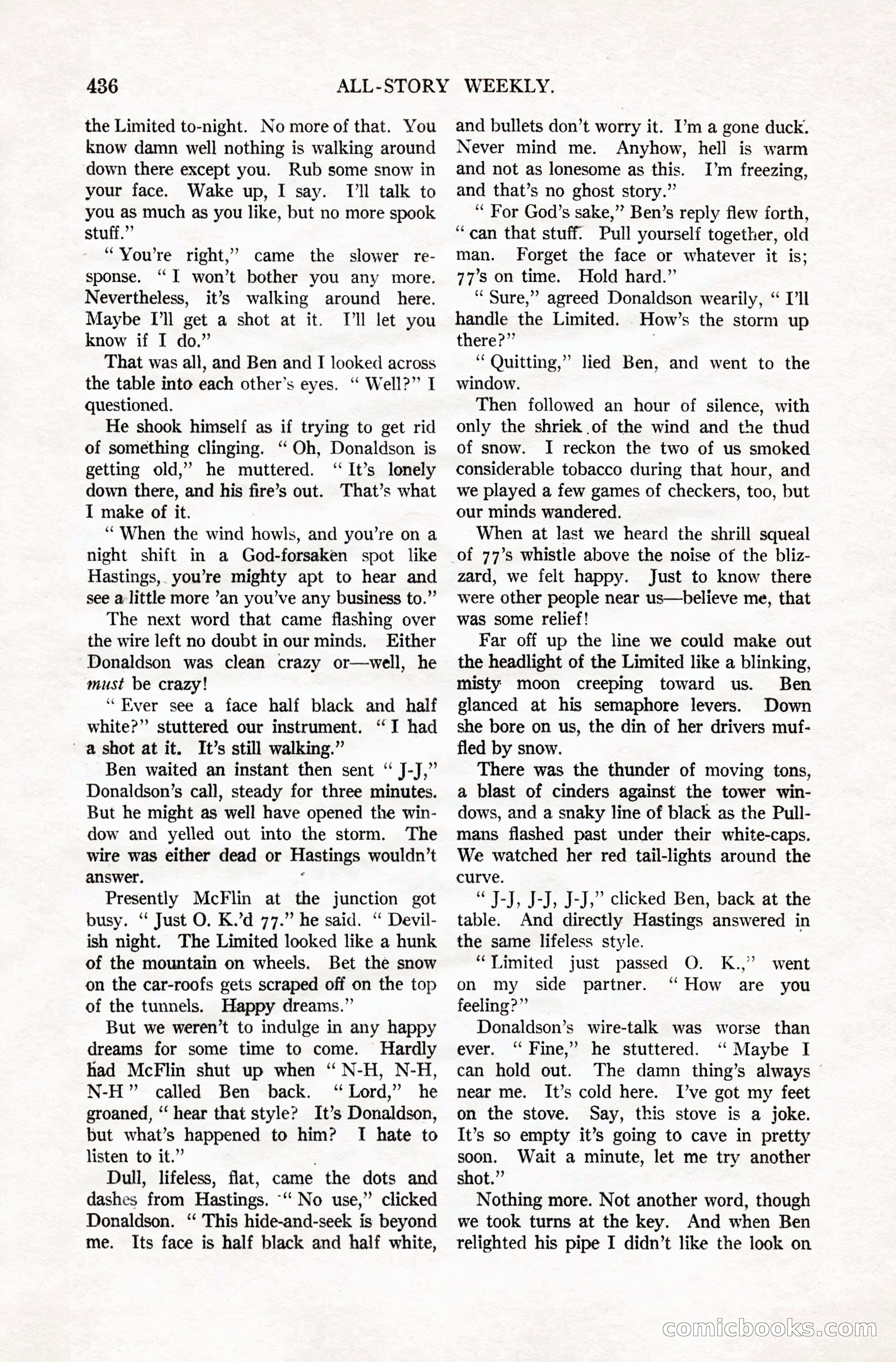 All-Story Weekly, Vol. 106, No. 3 — page 126 of 176