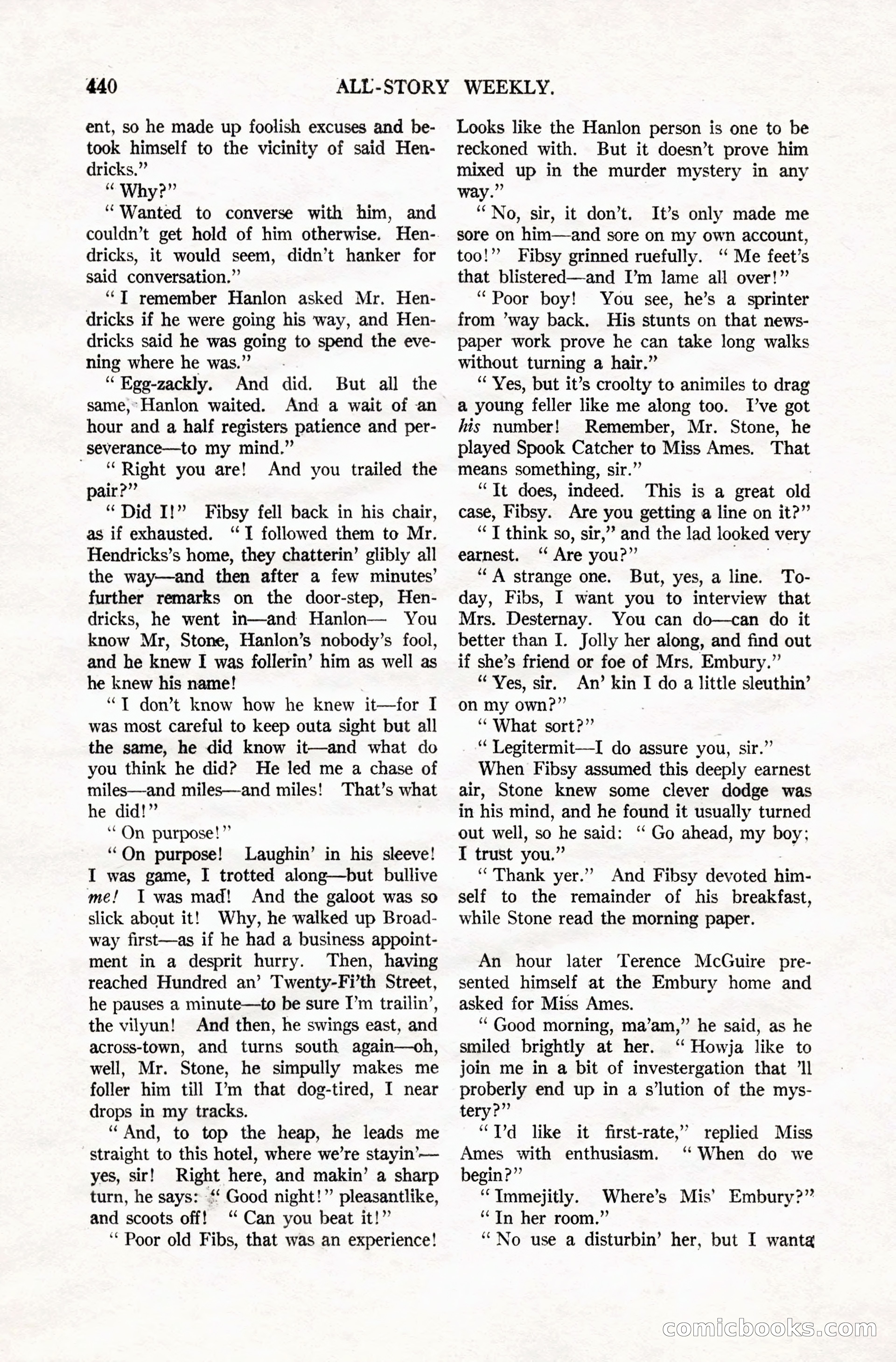 All-Story Weekly, Vol. 106, No. 3 — page 130 of 176