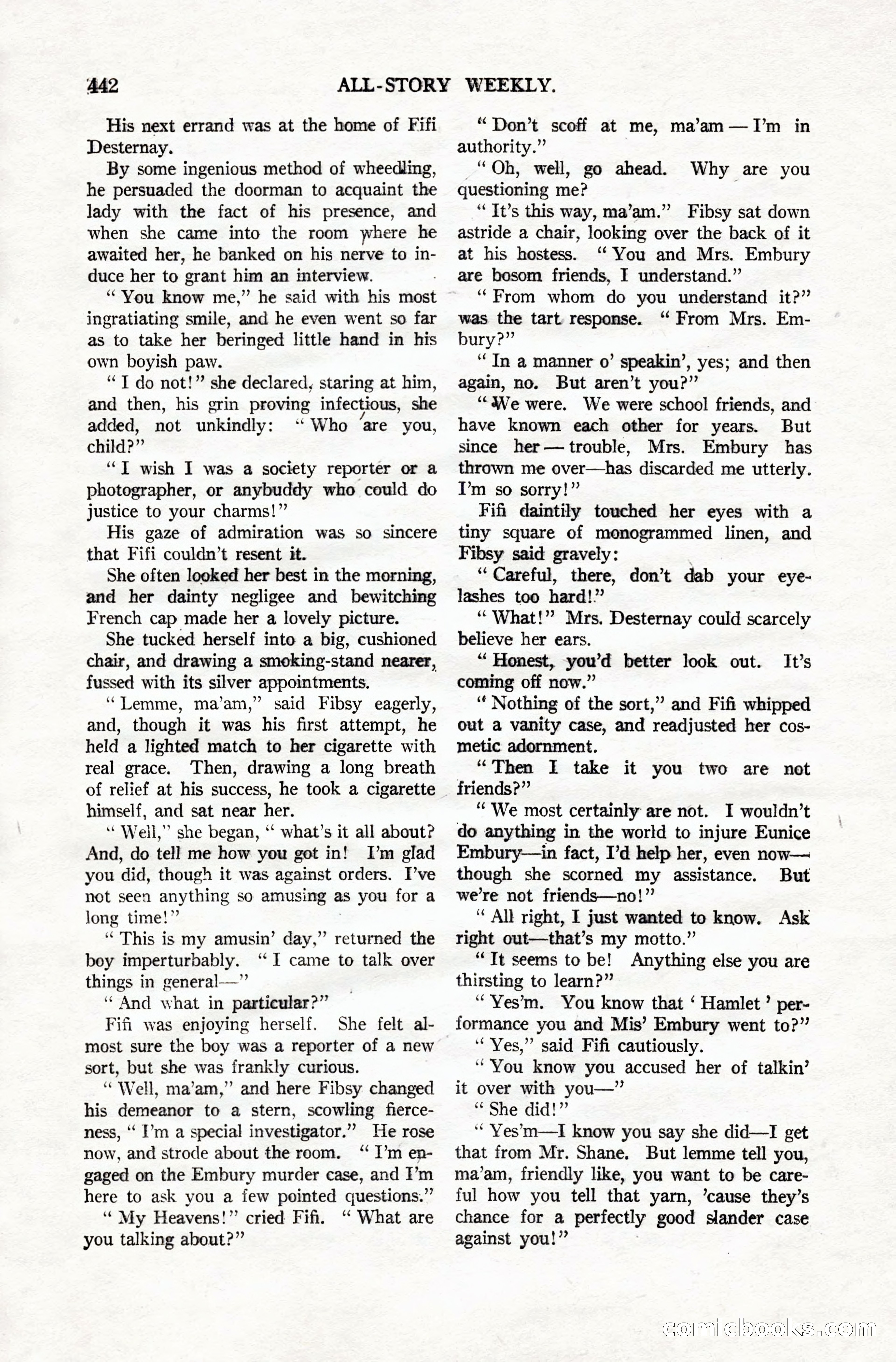 All-Story Weekly, Vol. 106, No. 3 — page 132 of 176