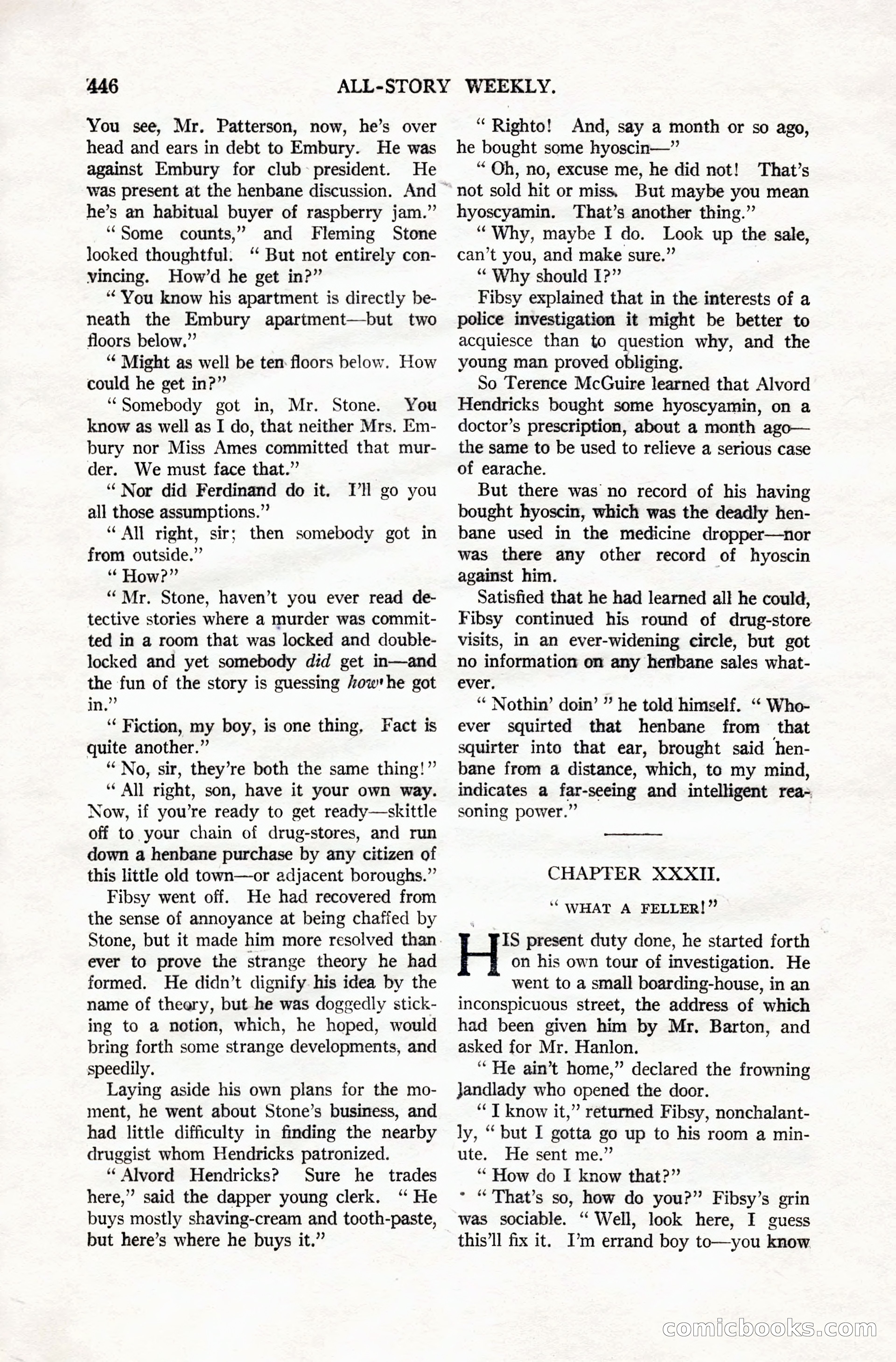 All-Story Weekly, Vol. 106, No. 3 — page 136 of 176