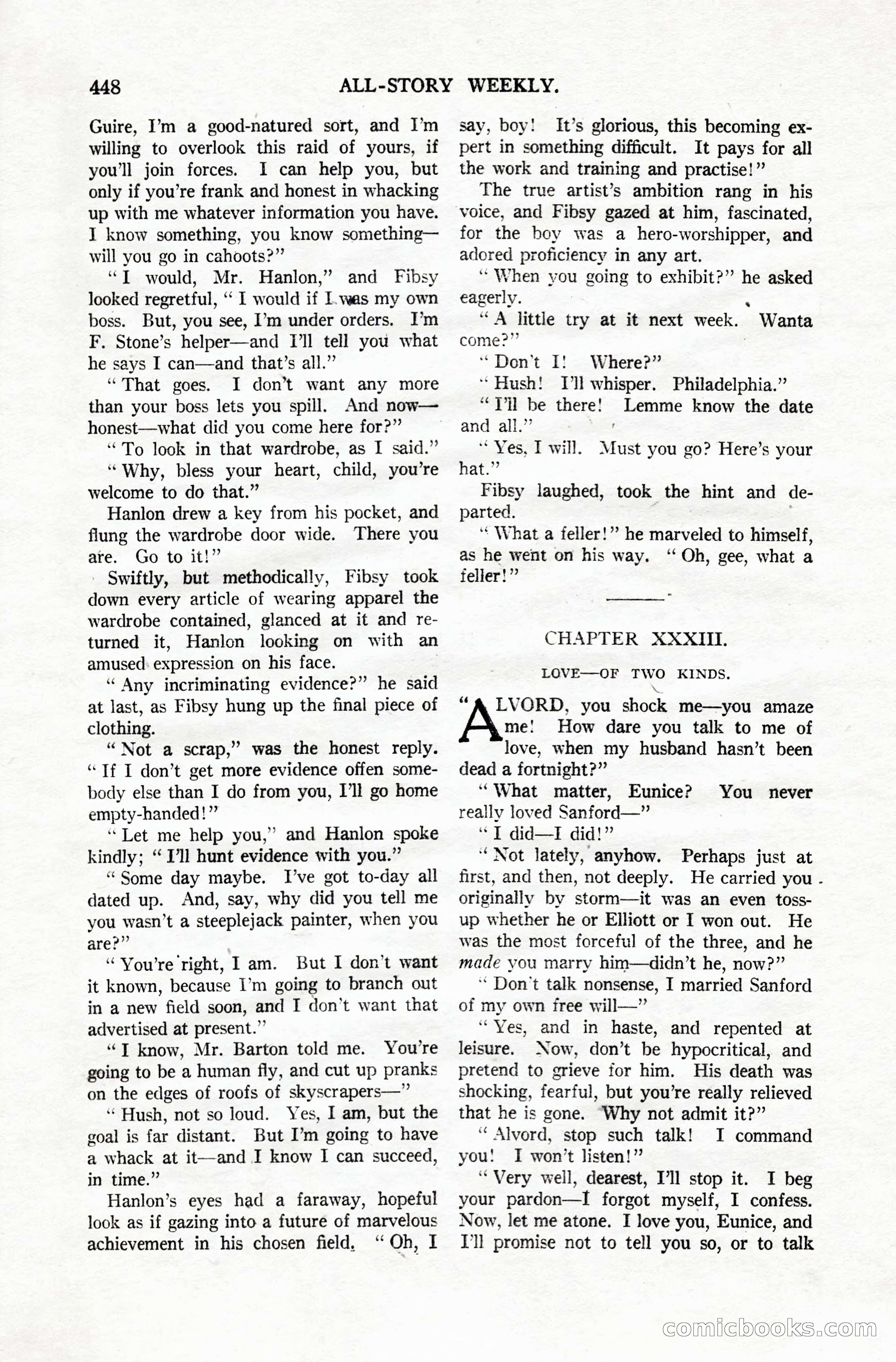 All-Story Weekly, Vol. 106, No. 3 — page 138 of 176