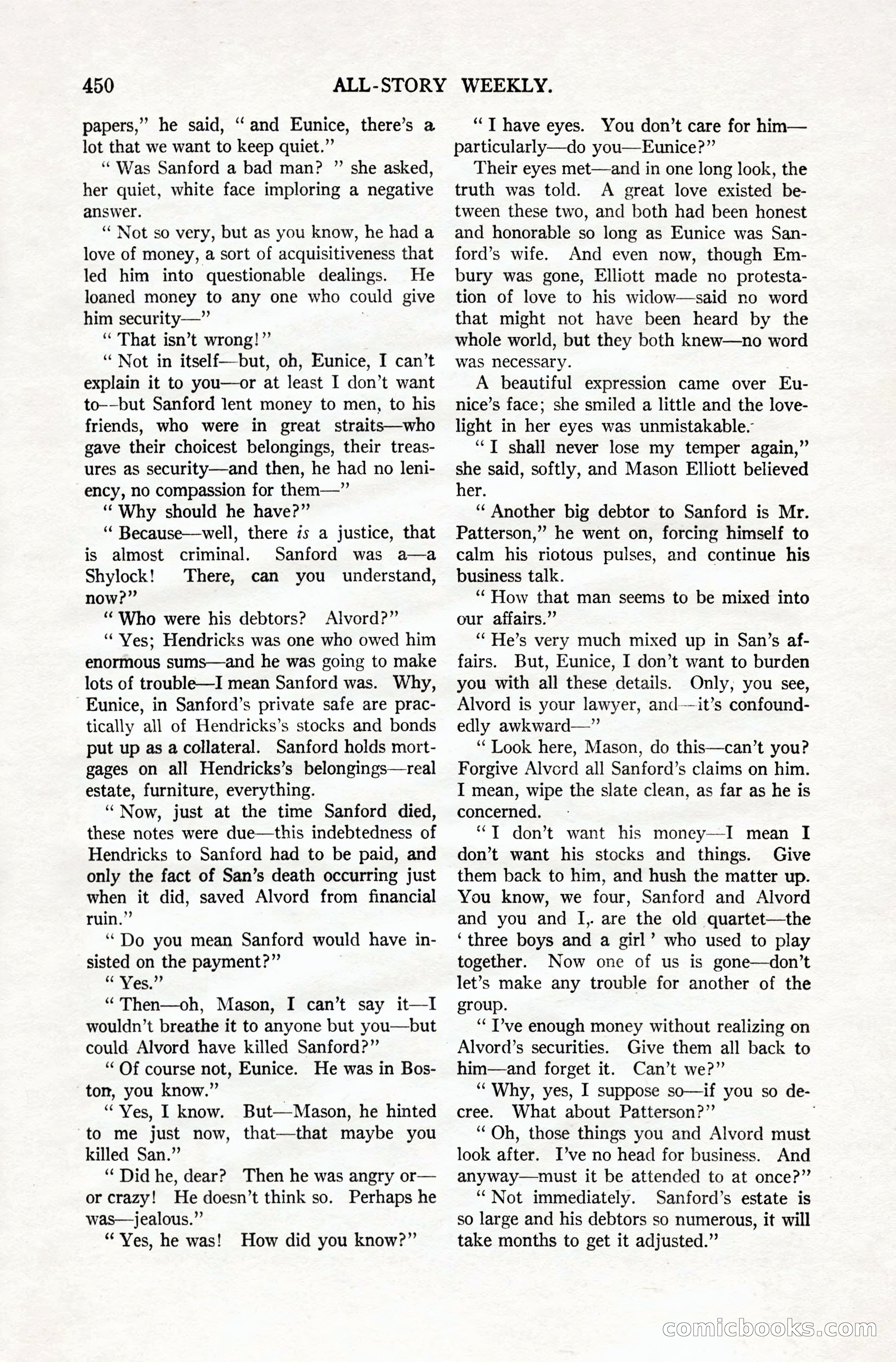 All-Story Weekly, Vol. 106, No. 3 — page 140 of 176