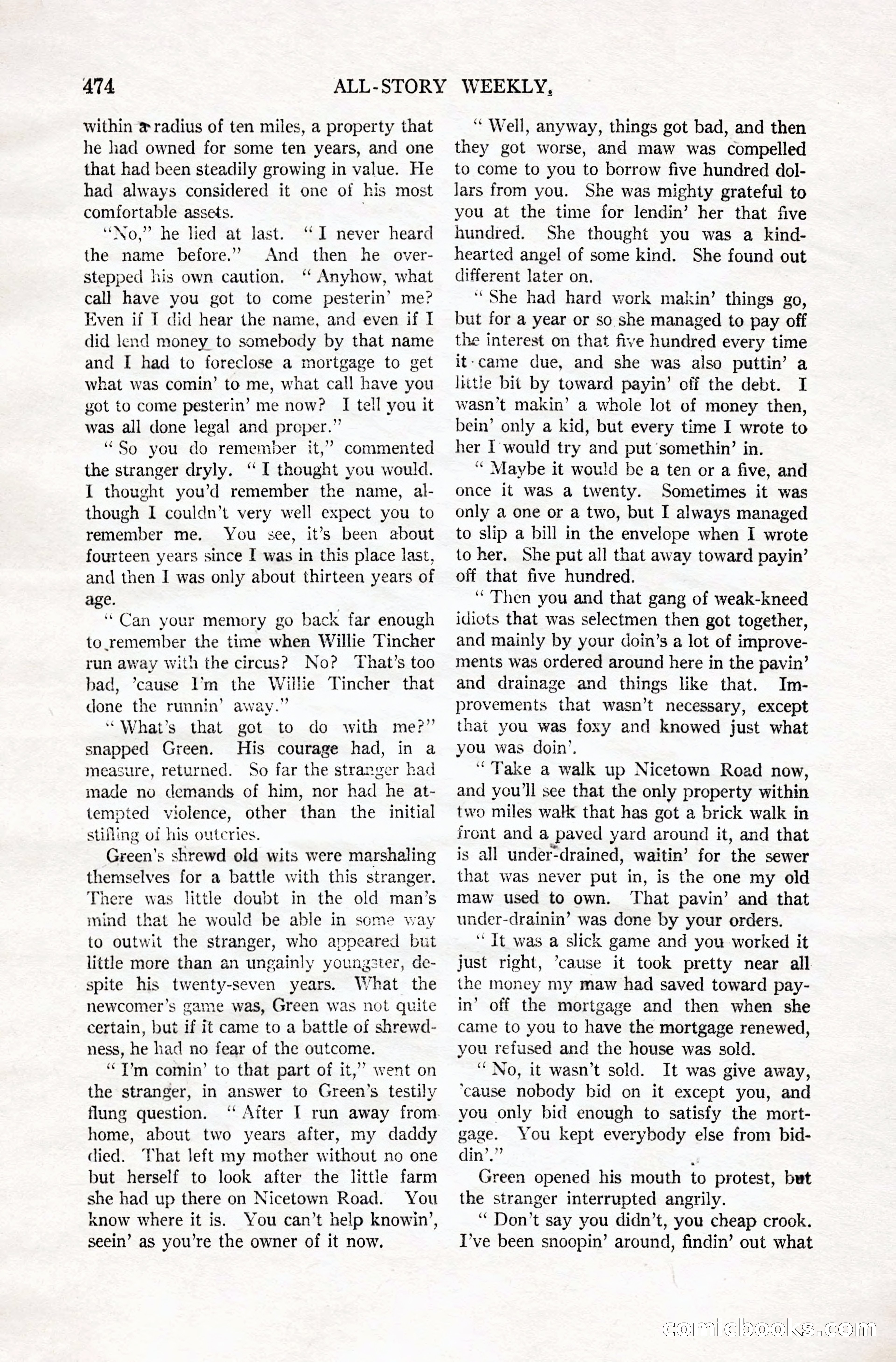 All-Story Weekly, Vol. 106, No. 3 — page 164 of 176