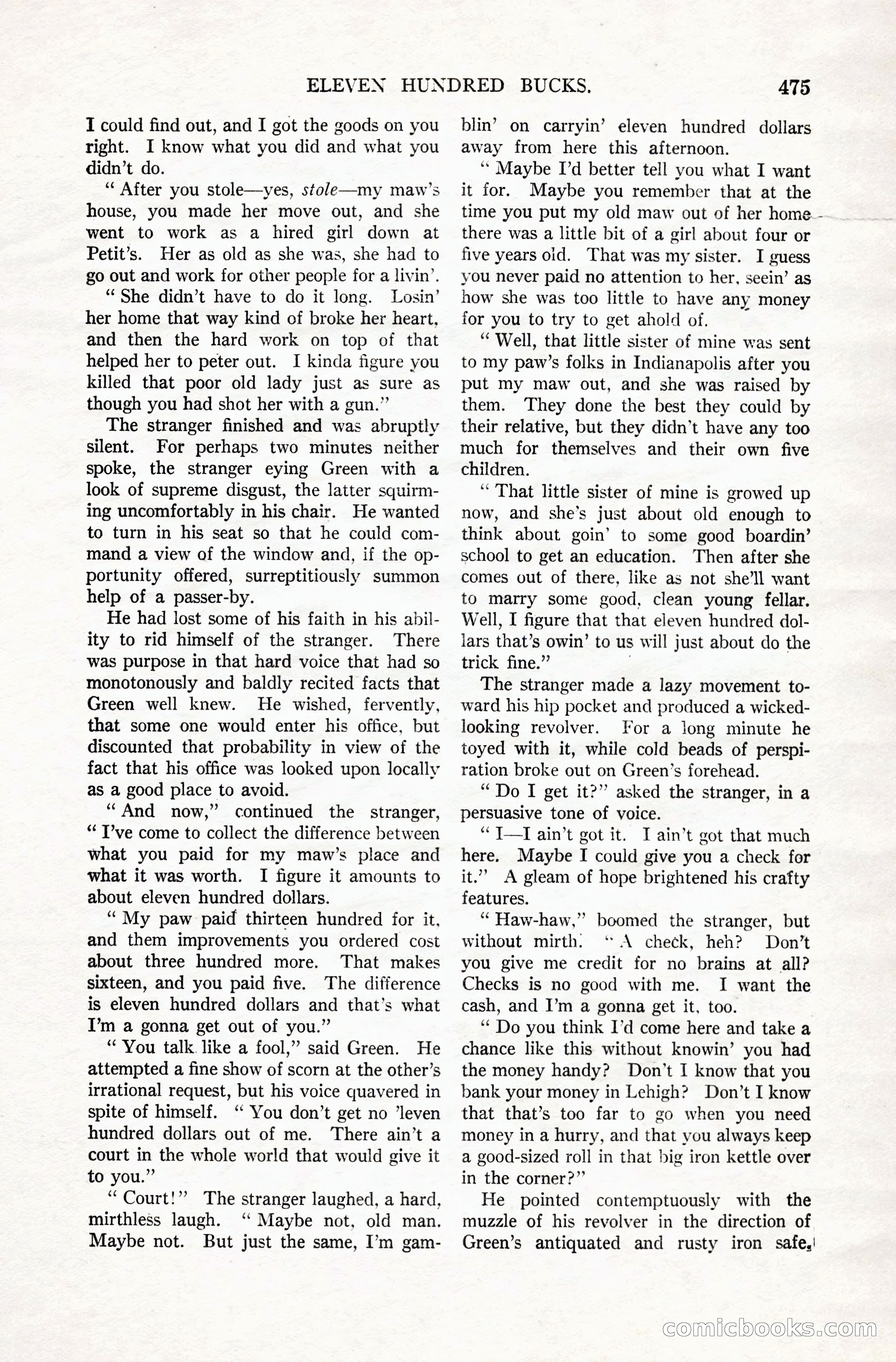 All-Story Weekly, Vol. 106, No. 3 — page 165 of 176