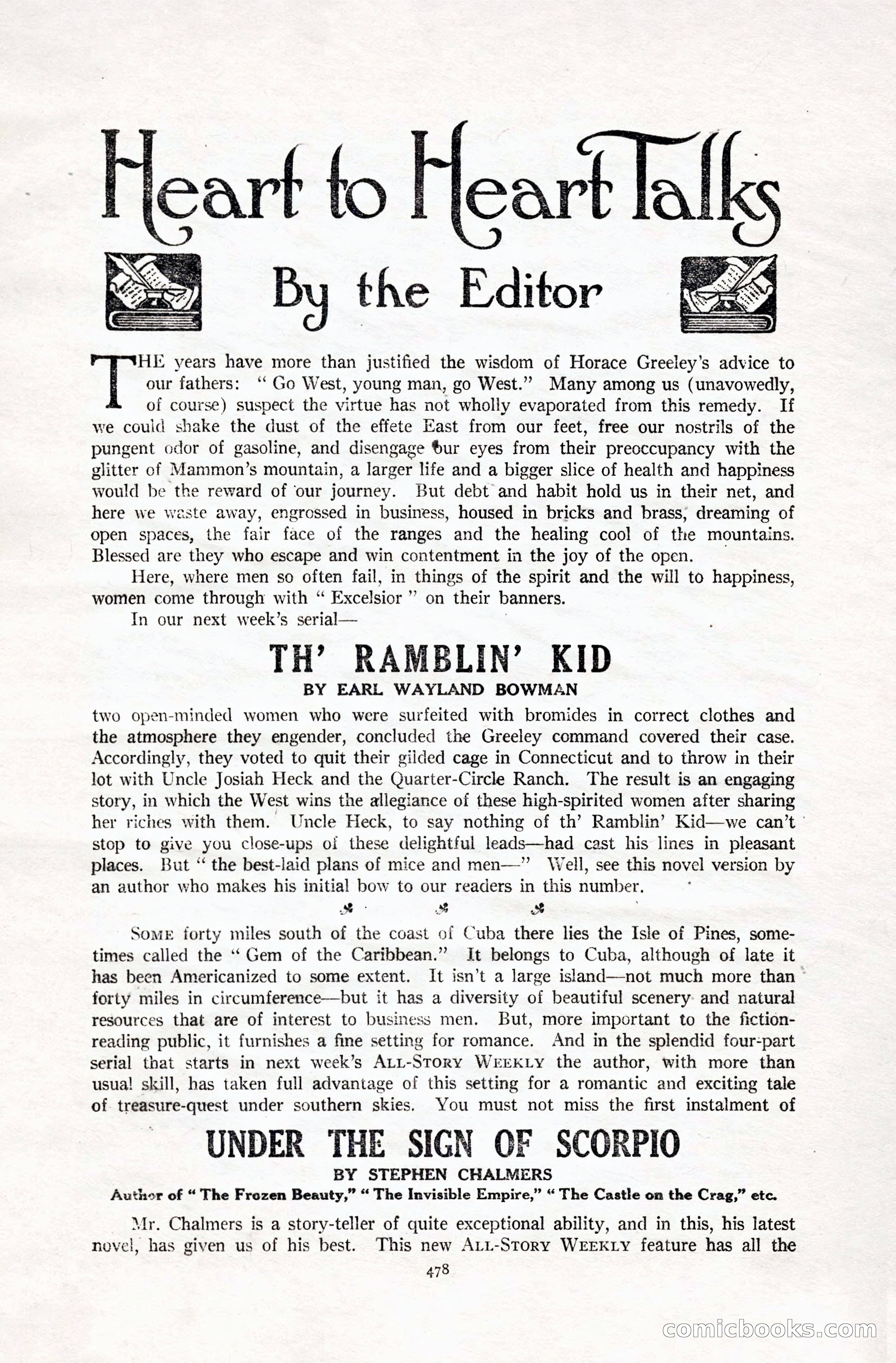 All-Story Weekly, Vol. 106, No. 3 — page 168 of 176