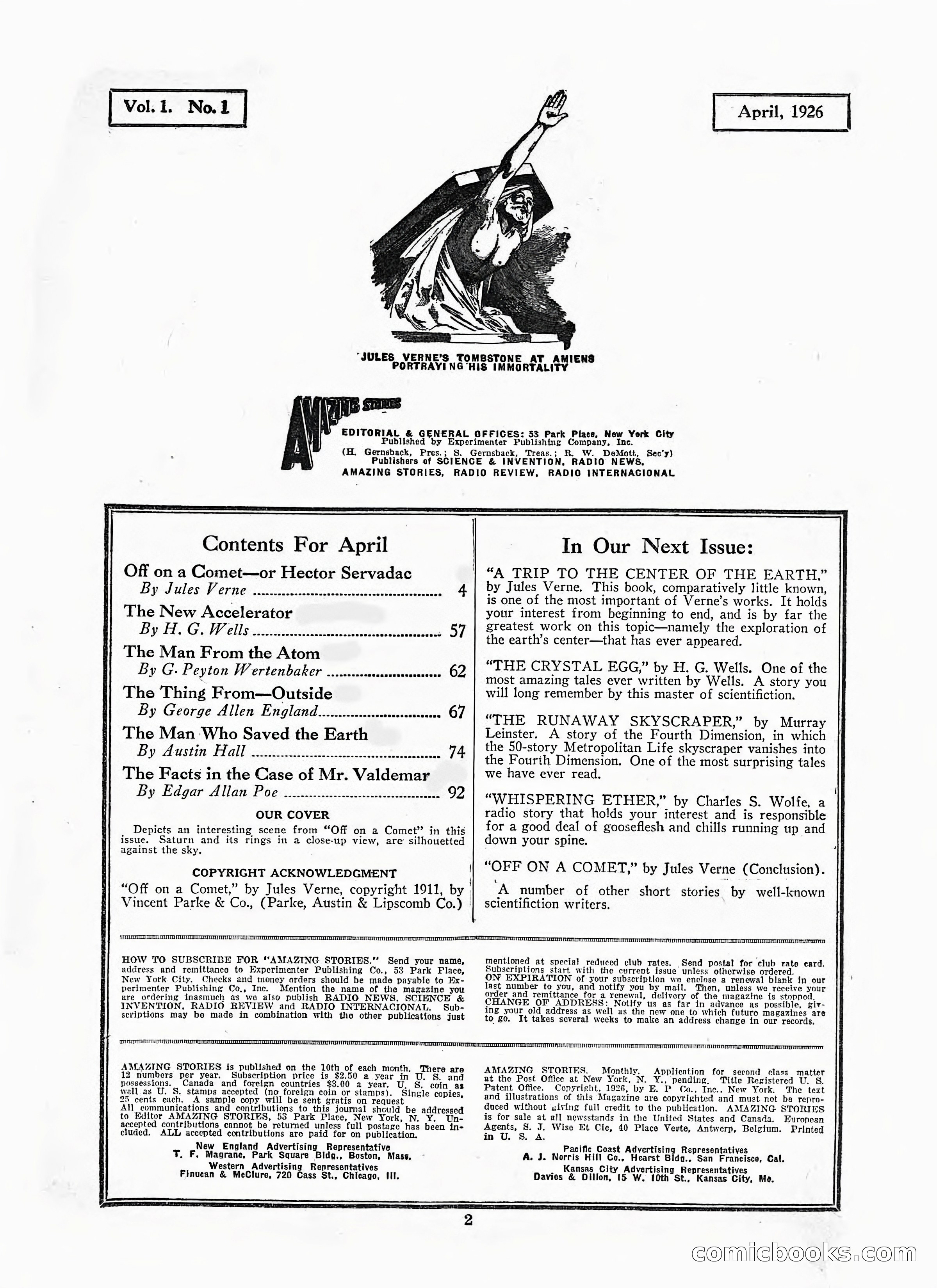 Amazing Stories, April 1926 — page 4 of 100
