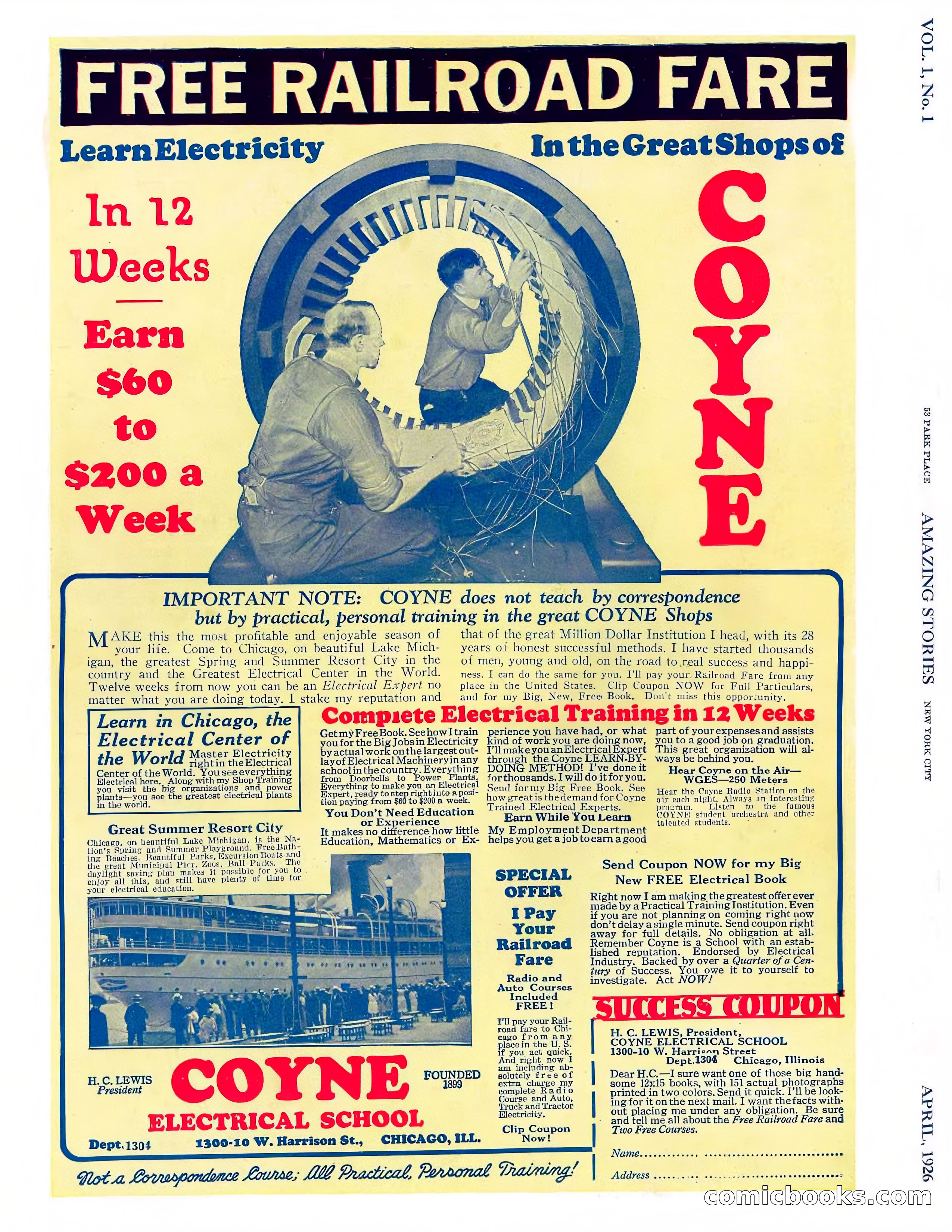 Amazing Stories, April 1926 — page 100 of 100