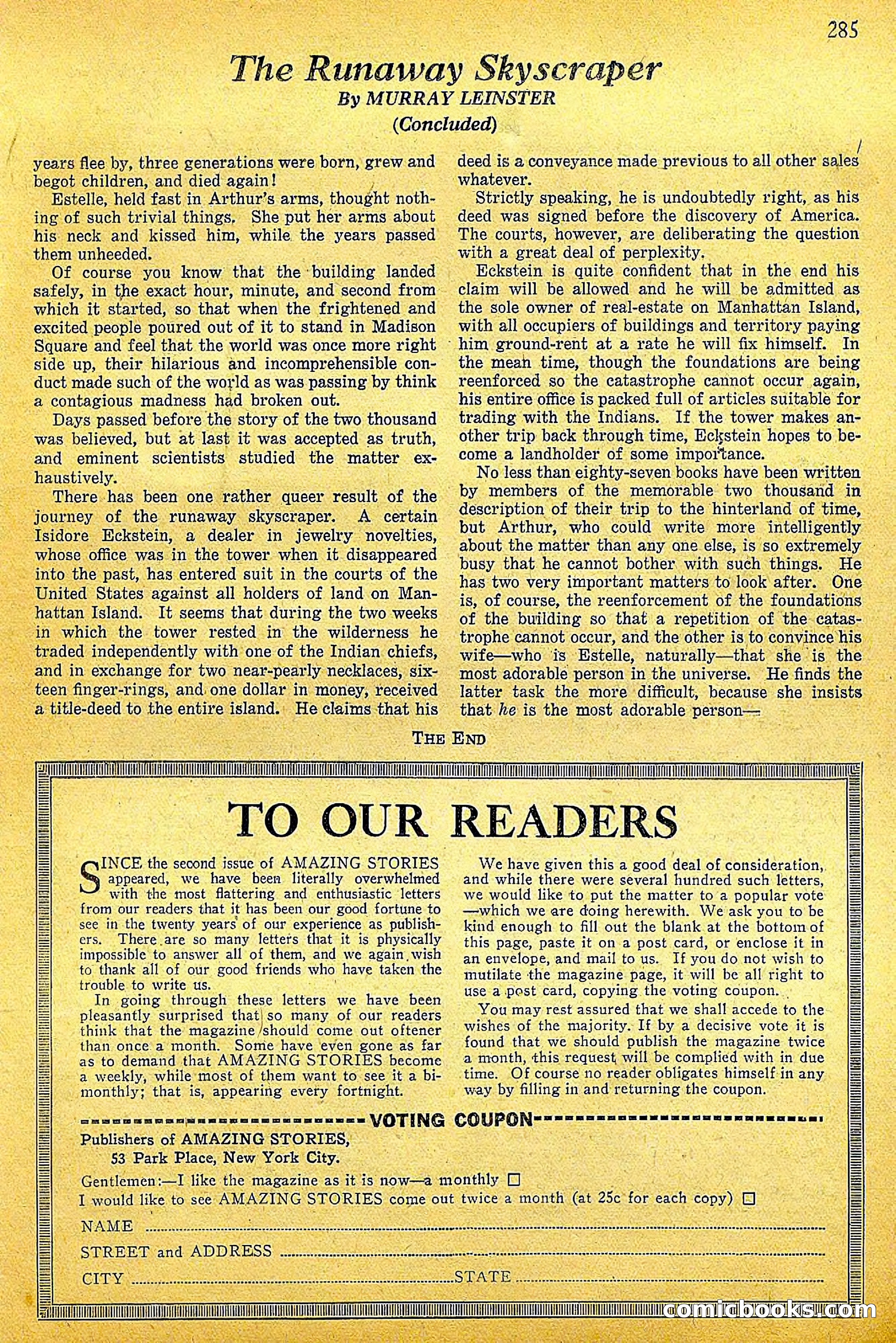 Amazing Stories — page 95 of 100
