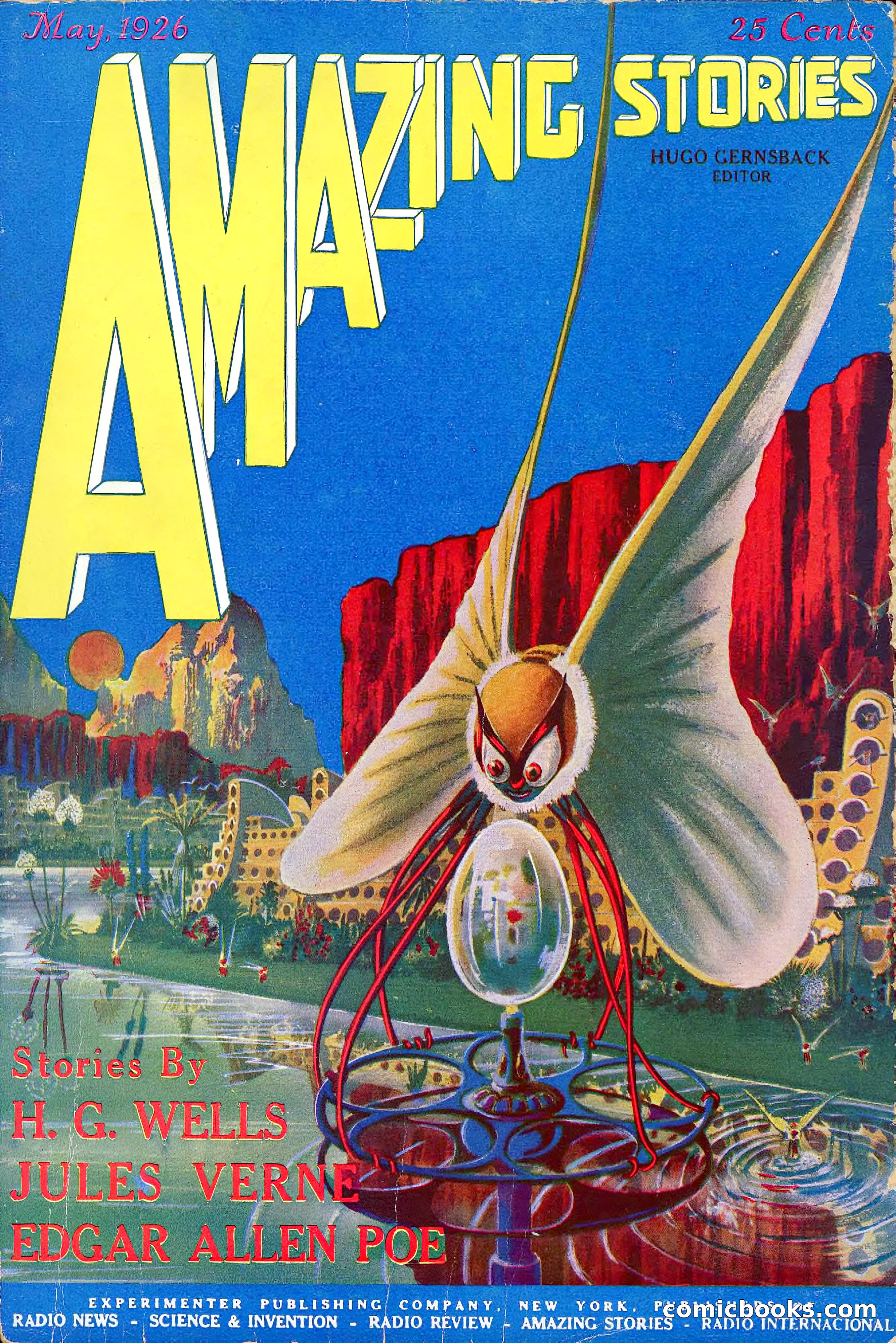 Amazing Stories, May 1926 — page 1 of 100