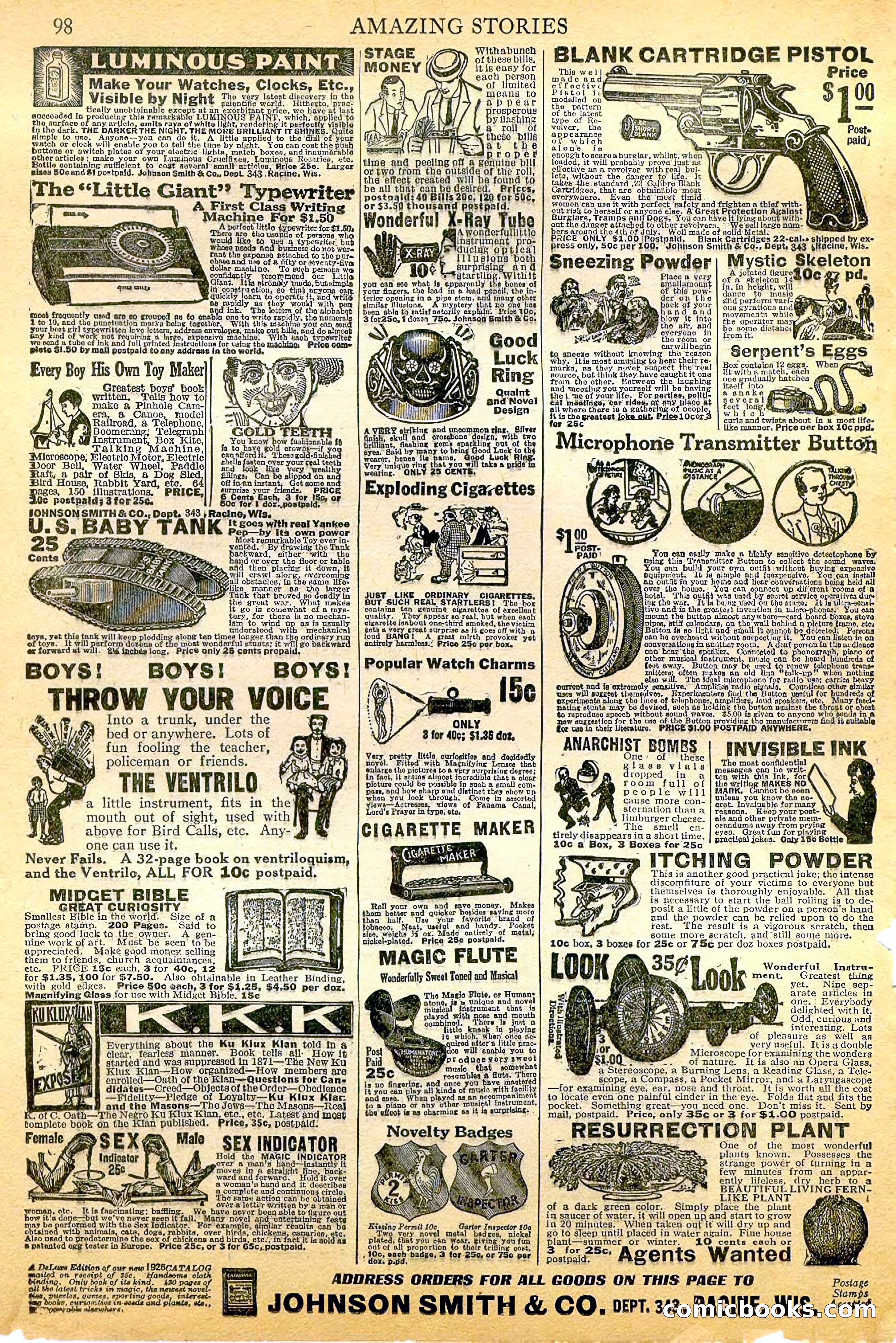 Amazing Stories, May 1926 — page 4 of 100