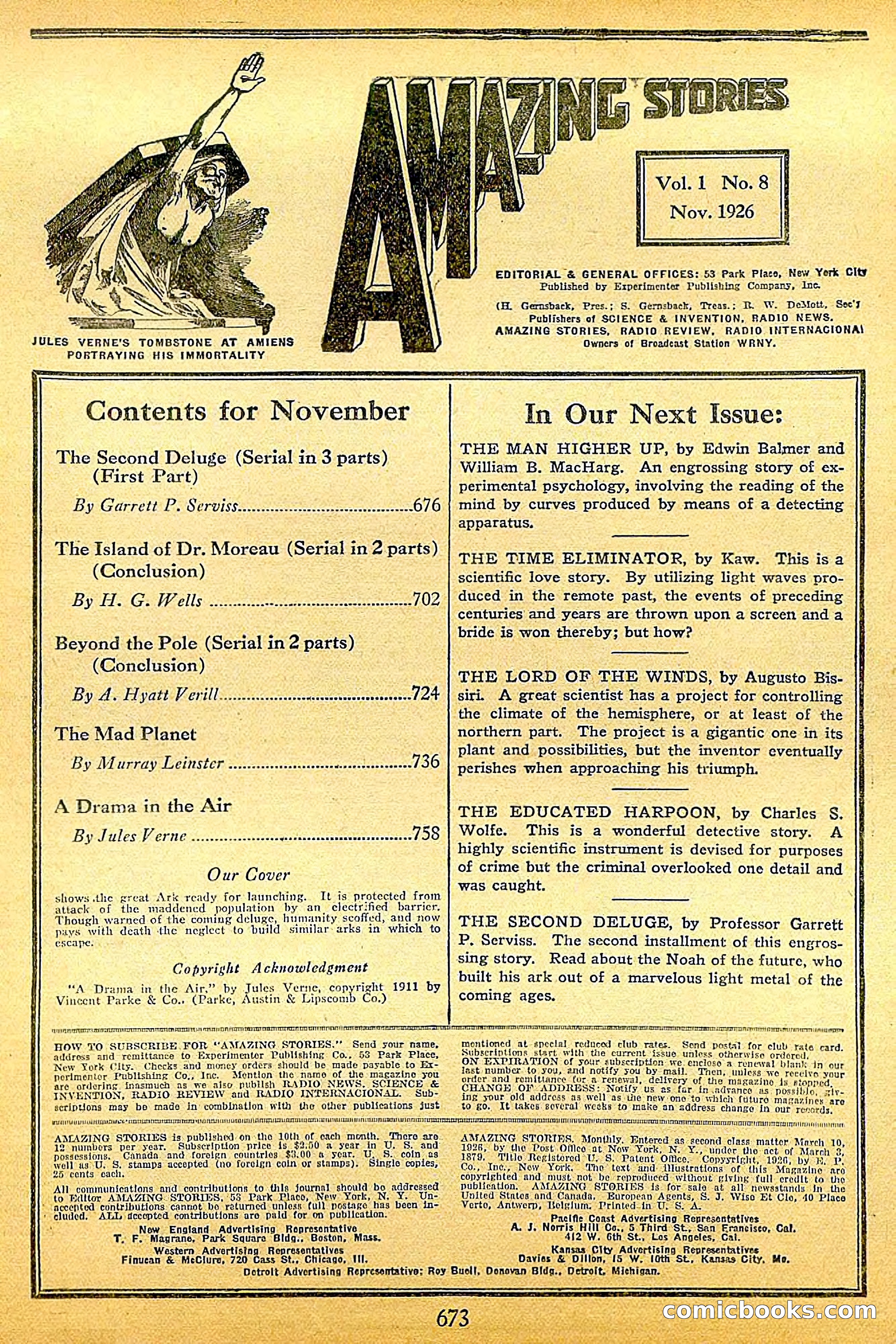 Amazing Stories, Nov 1926 — page 3 of 99